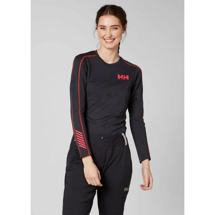 Image of Helly Hansen Hh Lifa Wms Active Crew Ebony HELLY HANSEN