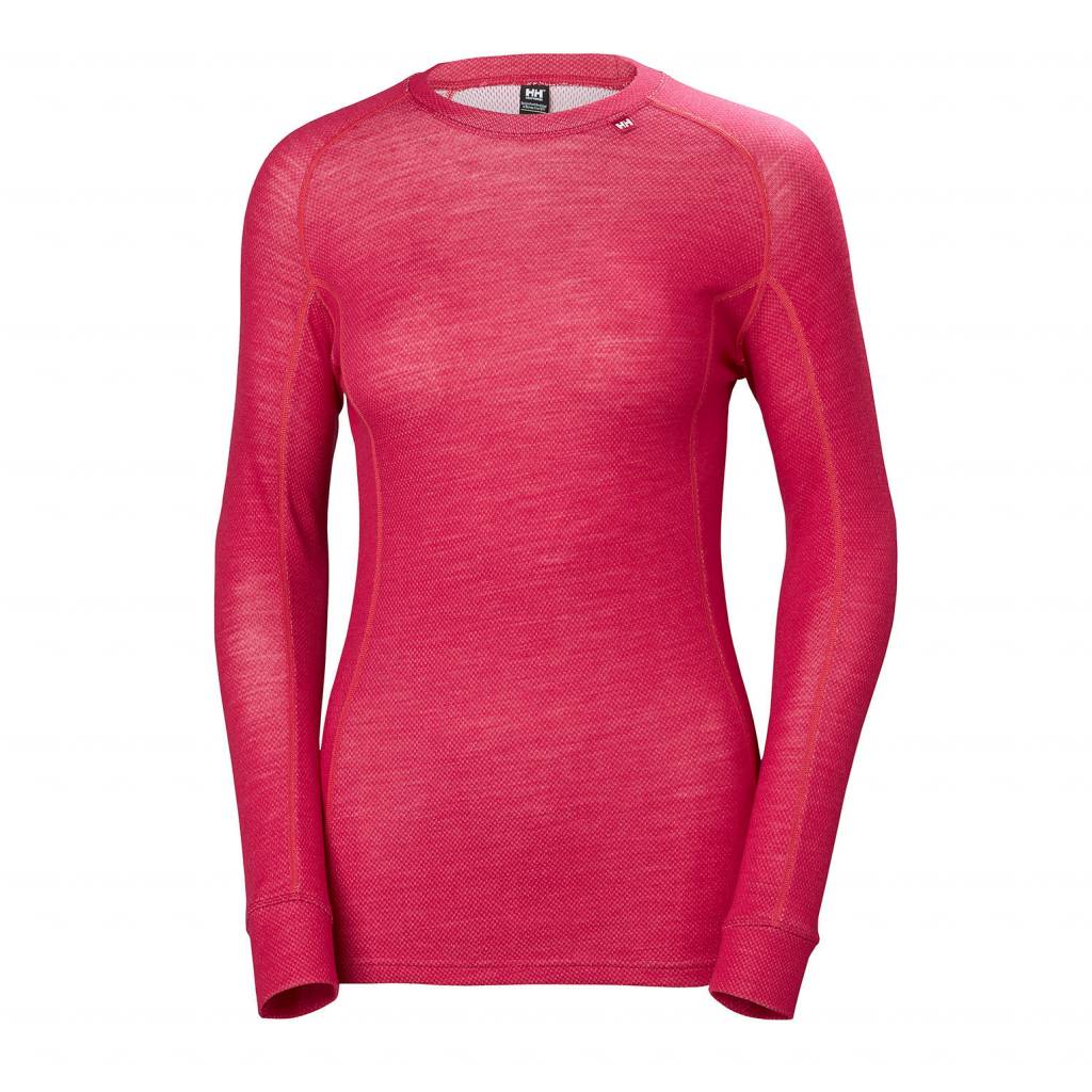 Image of Helly Hansen Hh Lifa Wms Merino Classic Crew Persian Red HELLY HANSEN