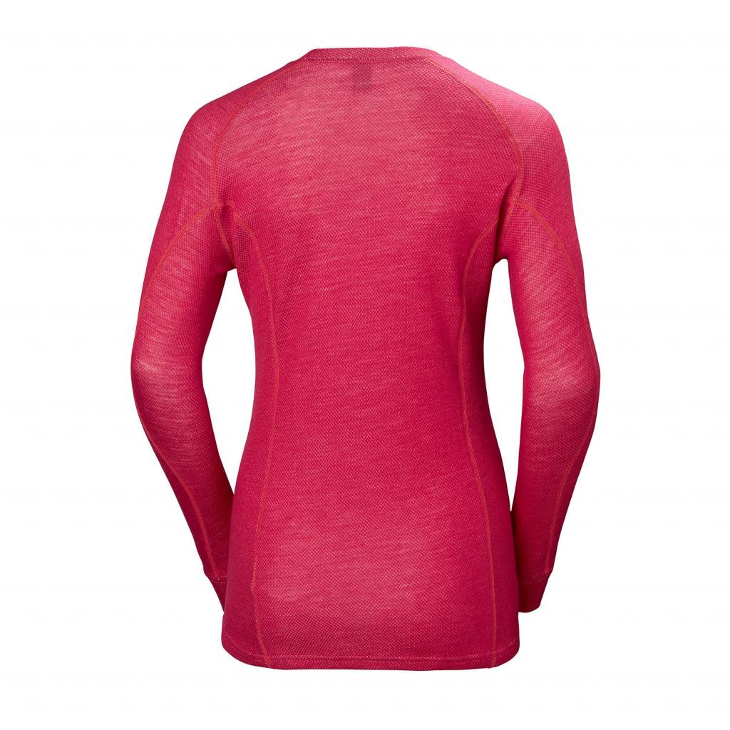 Image of Helly Hansen Hh Lifa Wms Merino Classic Crew Persian Red HELLY HANSEN