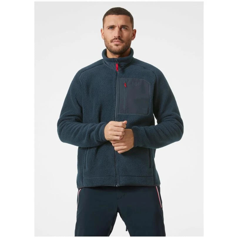 Image of Helly Hansen Panorama Pile Block Jacket Navy HELLY HANSEN