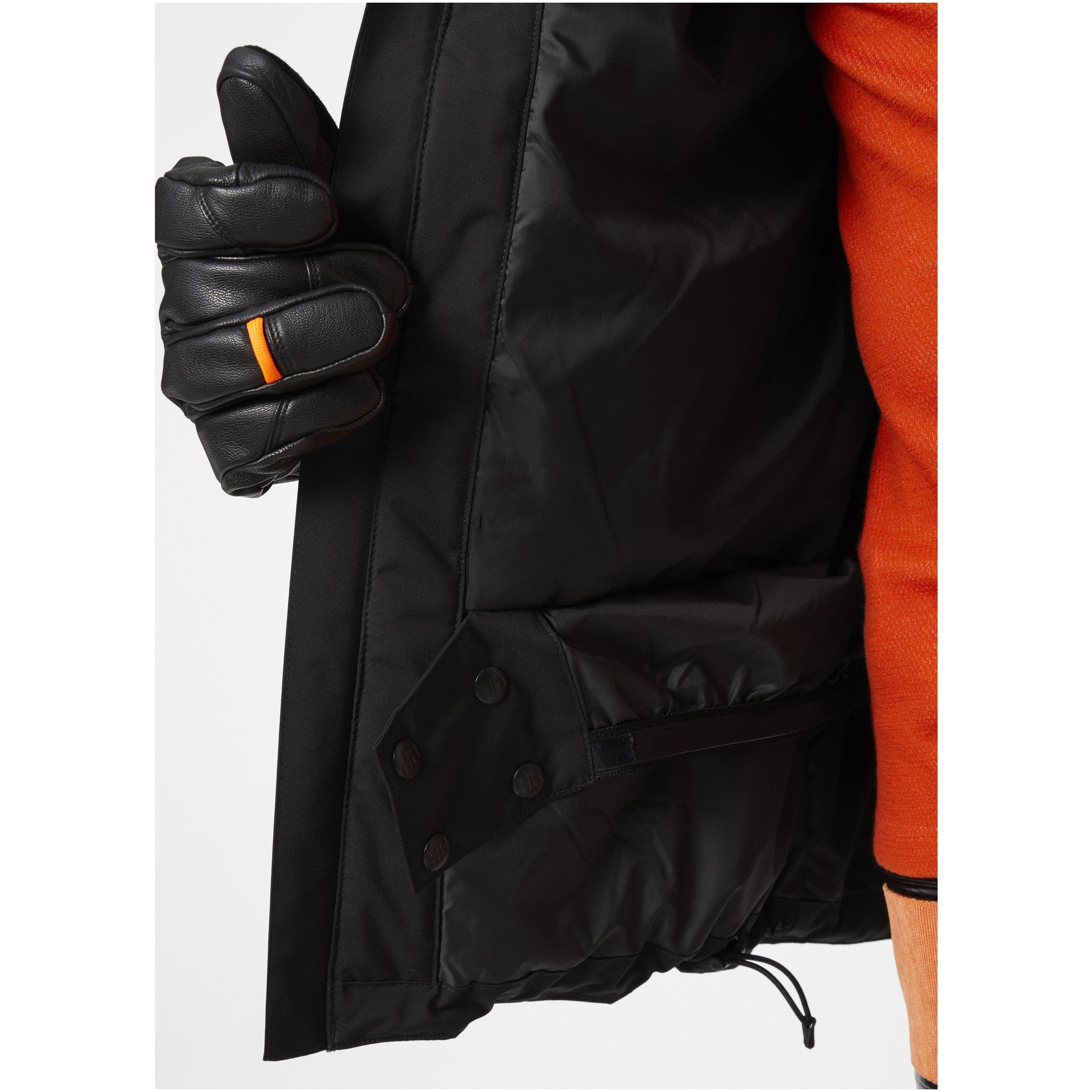 Image of Helly Hansen Powderface Jacket Black HELLY HANSEN
