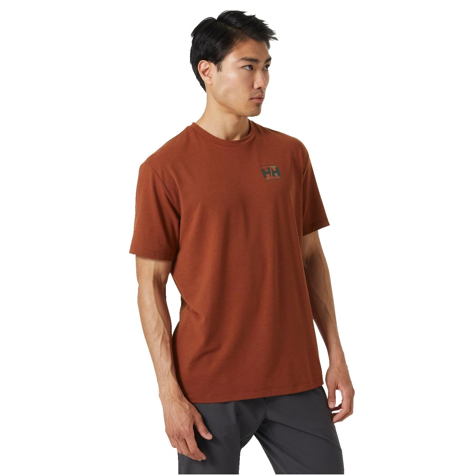 Image of Helly Hansen Skog Recycled T-Shirt Iron Oxide HELLY HANSEN