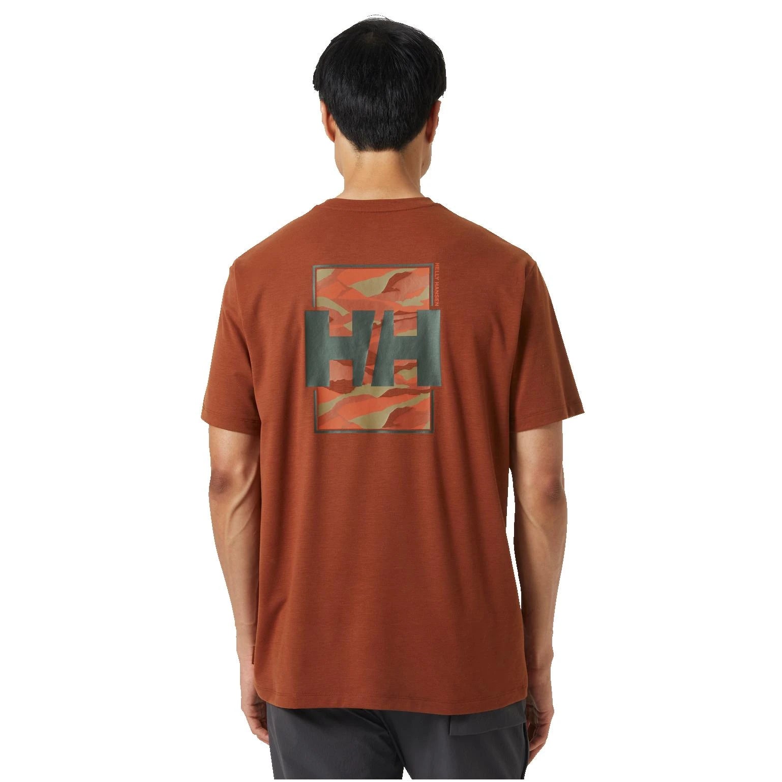 Image of Helly Hansen Skog Recycled T-Shirt Iron Oxide HELLY HANSEN