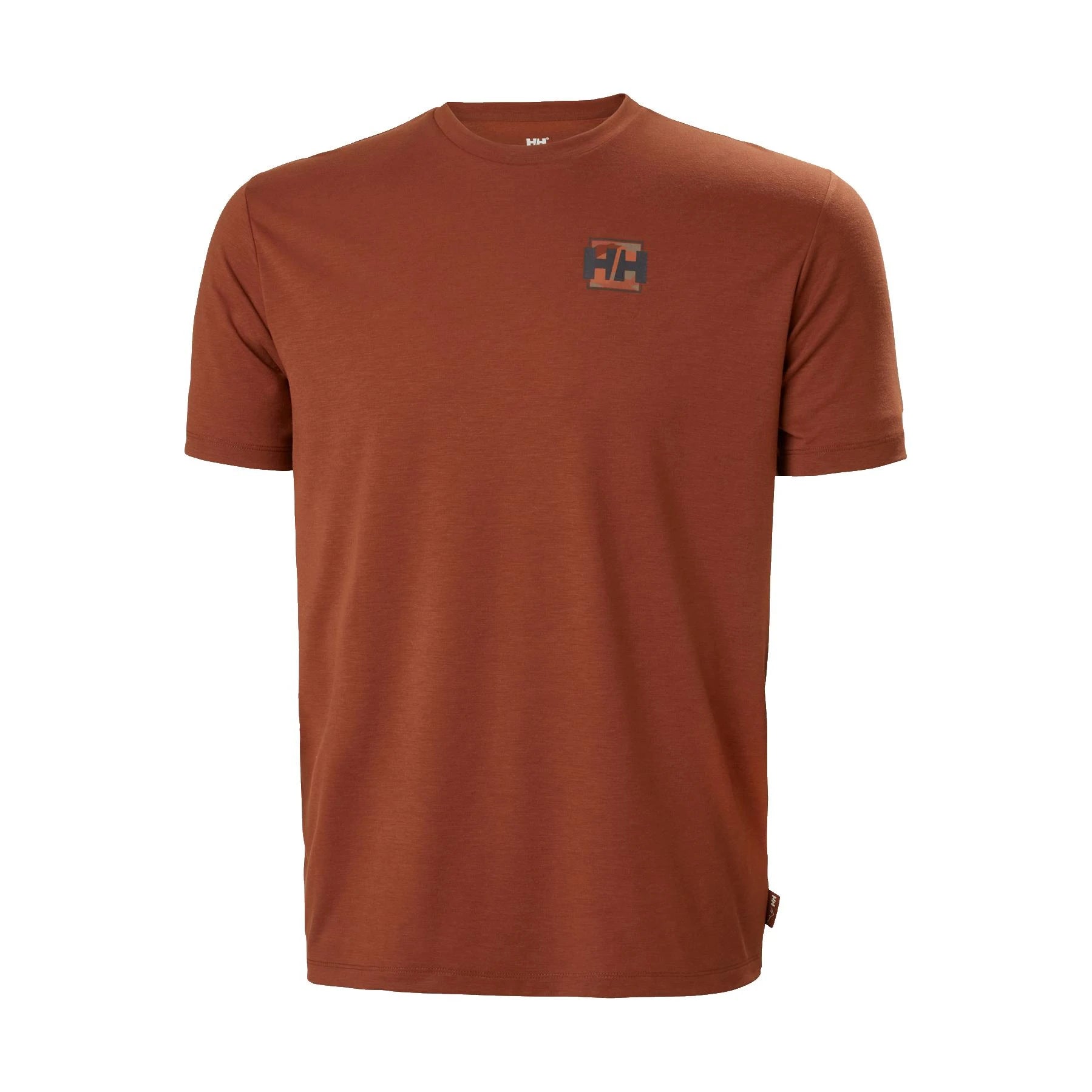 Image of Helly Hansen Skog Recycled T-Shirt Iron Oxide HELLY HANSEN