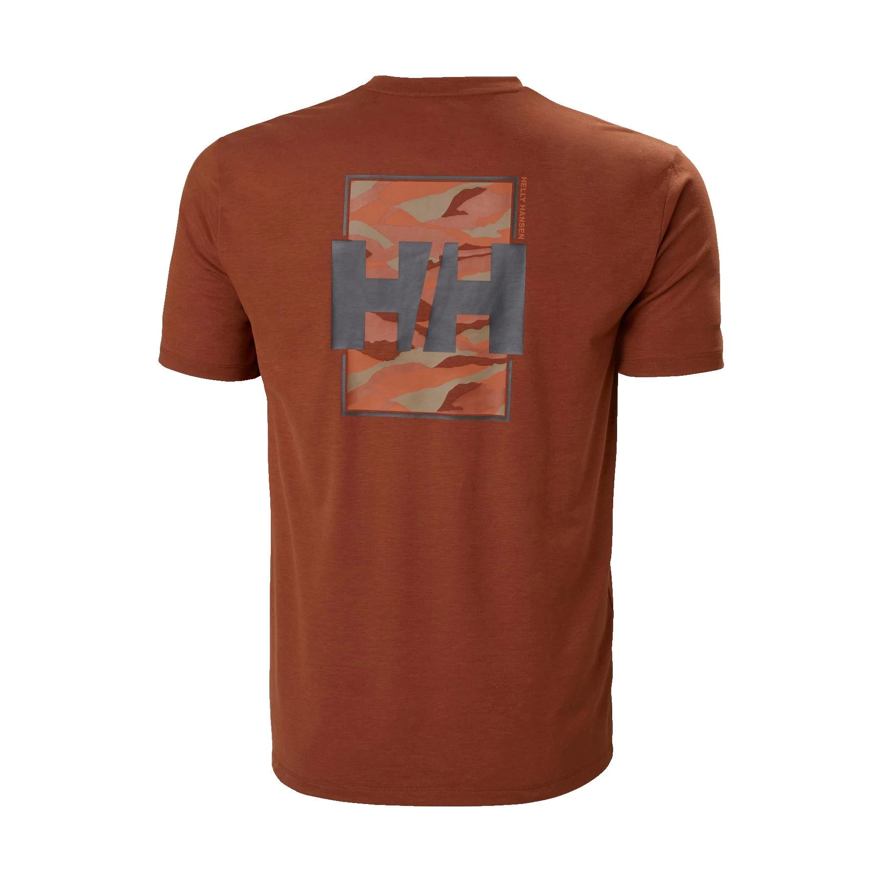 Image of Helly Hansen Skog Recycled T-Shirt Iron Oxide HELLY HANSEN