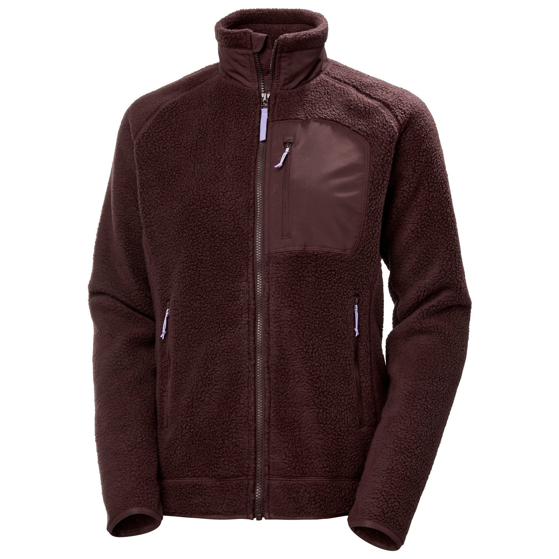 Image of Helly Hansen W Imperial Pile Block Jacket Hickory HELLY HANSEN