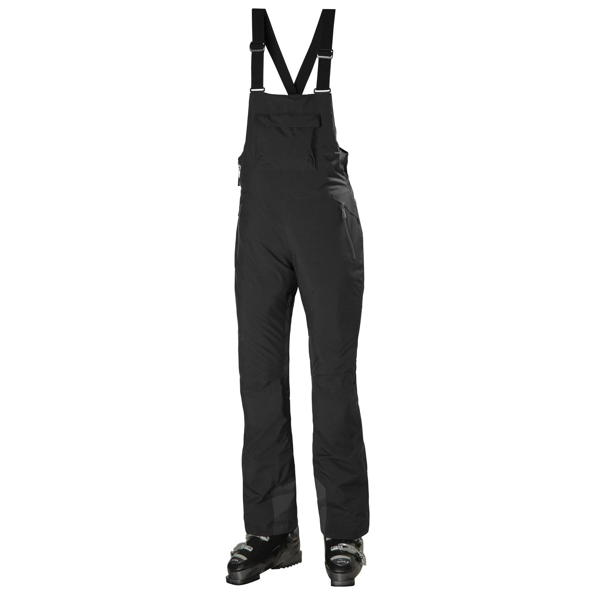 Image of Helly Hansen W Legendary Insulated Bib Pant Black HELLY HANSEN