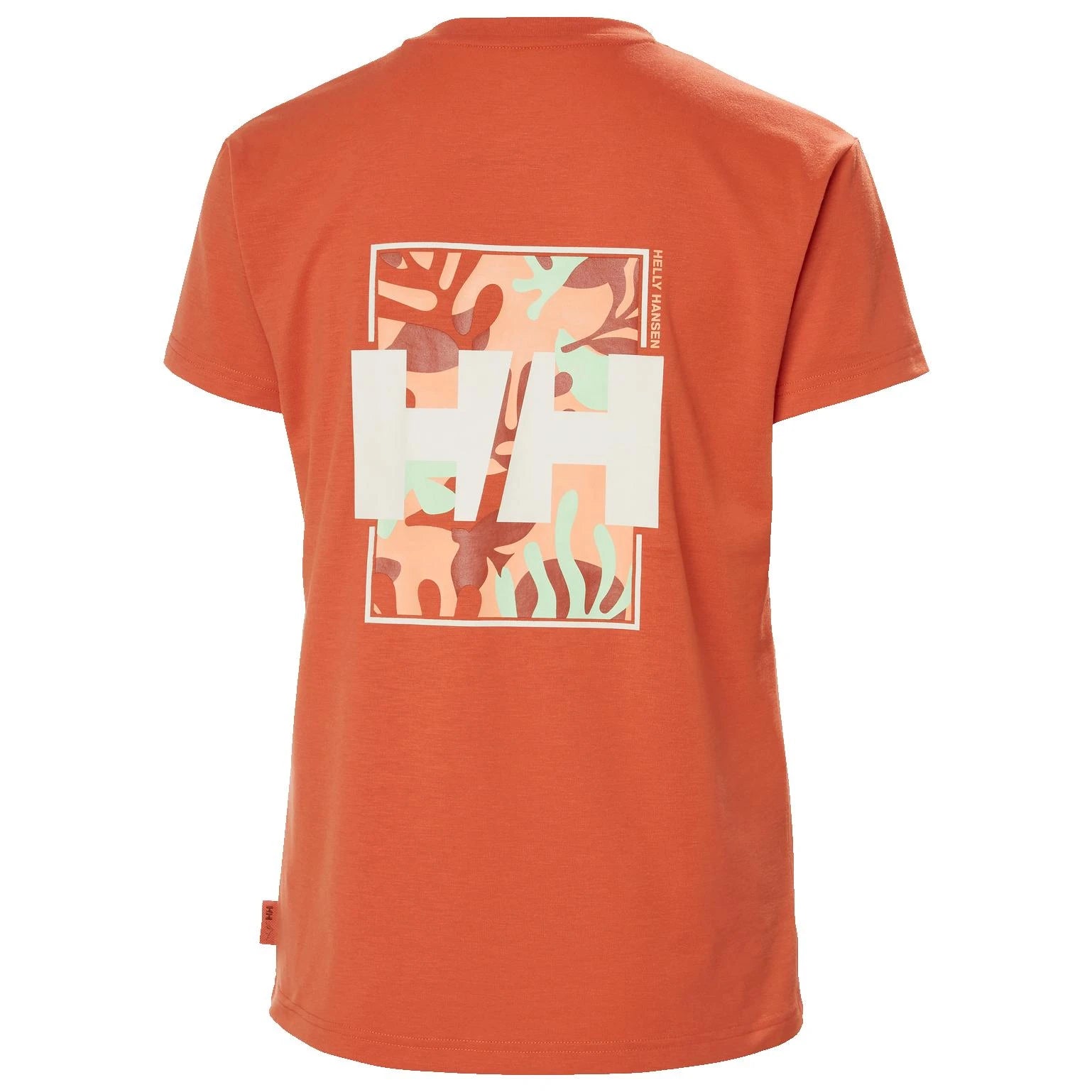 Image of Helly Hansen W Skog Recycled Graphic Tee Terracotta HELLY HANSEN