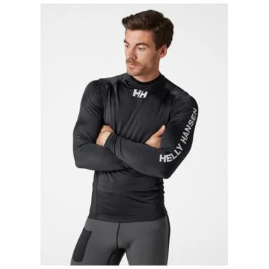 Image of Helly Hansen Waterwear Rashguard Black HELLY HANSEN