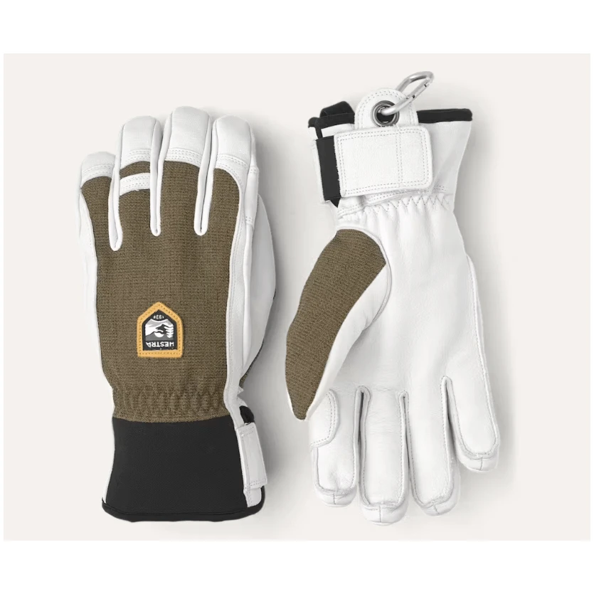 HESTRA Hestra Army Leather Patrol - 5 finger Men's Glove Olive / 9 Snowfit