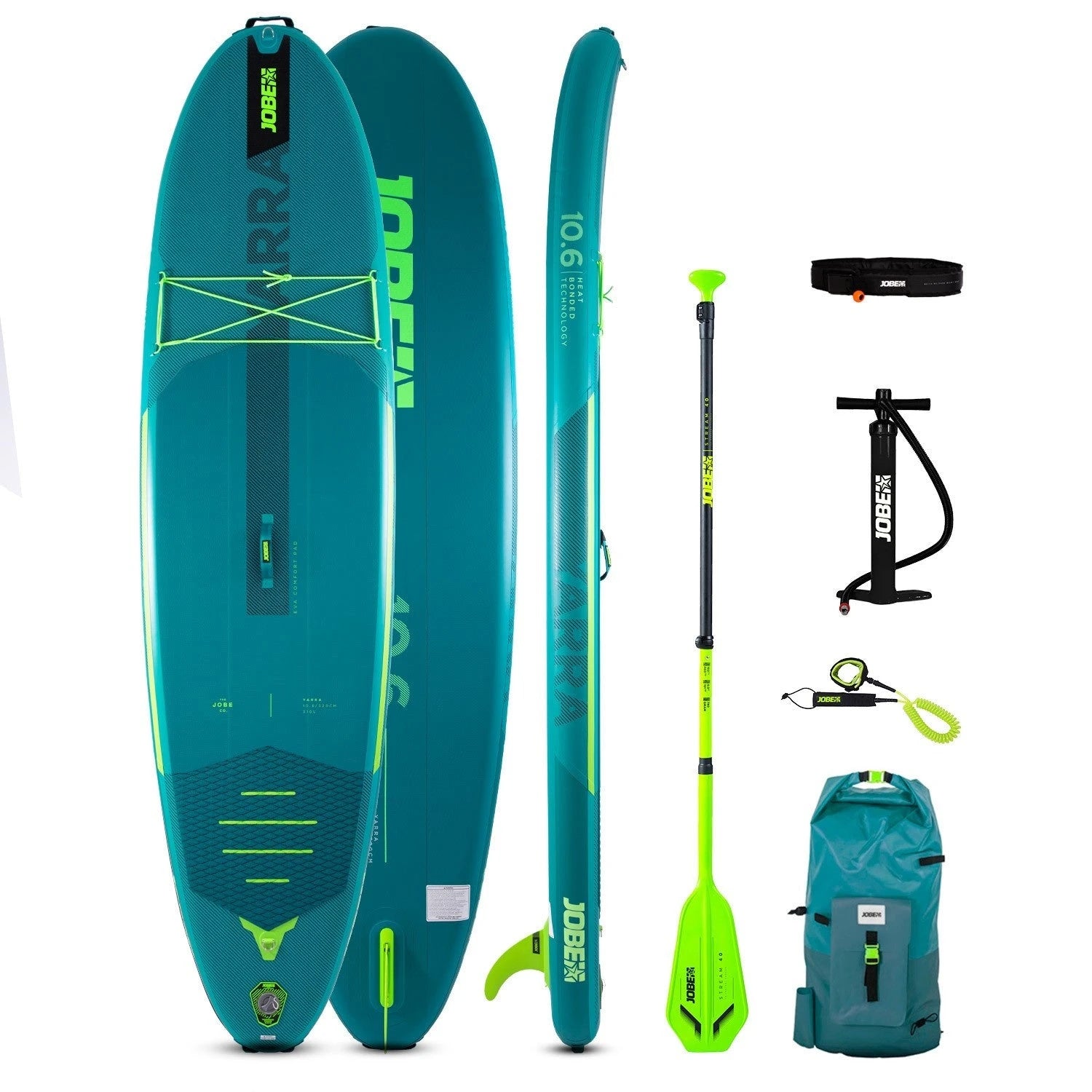 Image of Jobe Aero Yarra SUP Board 10.6 Teal JOBE