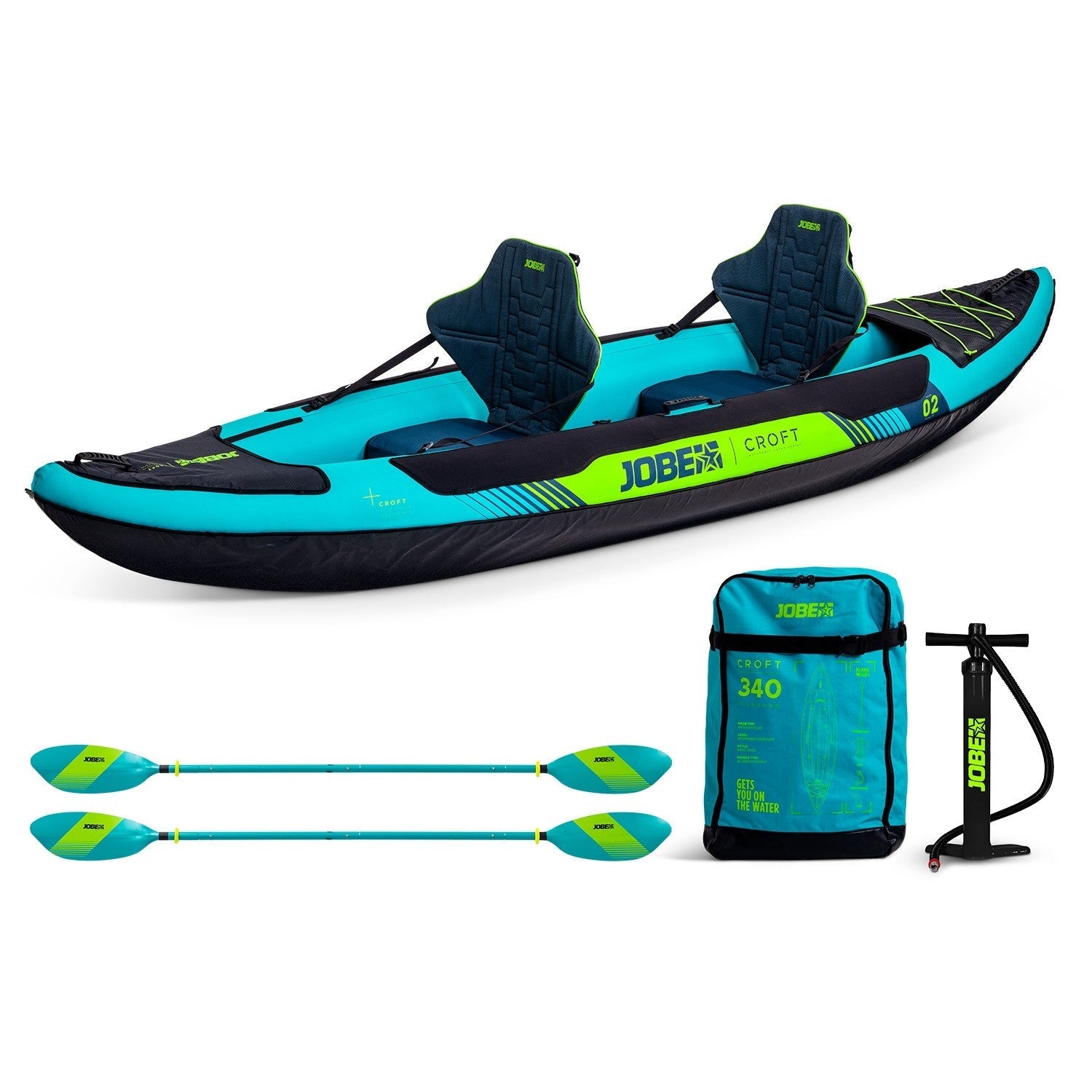 Collection of Jobe Croft Inflatable Kayak JOBE in a gallery layout