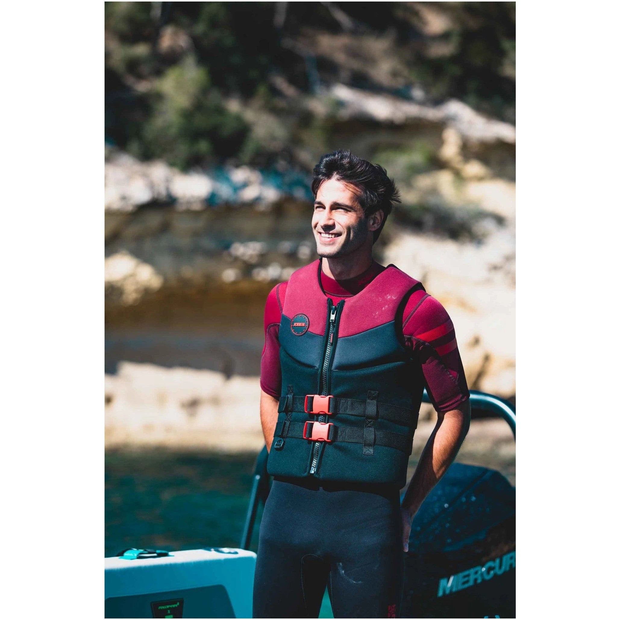 Image of Jobe Neoprene Vest Men's Burgundy JOBE