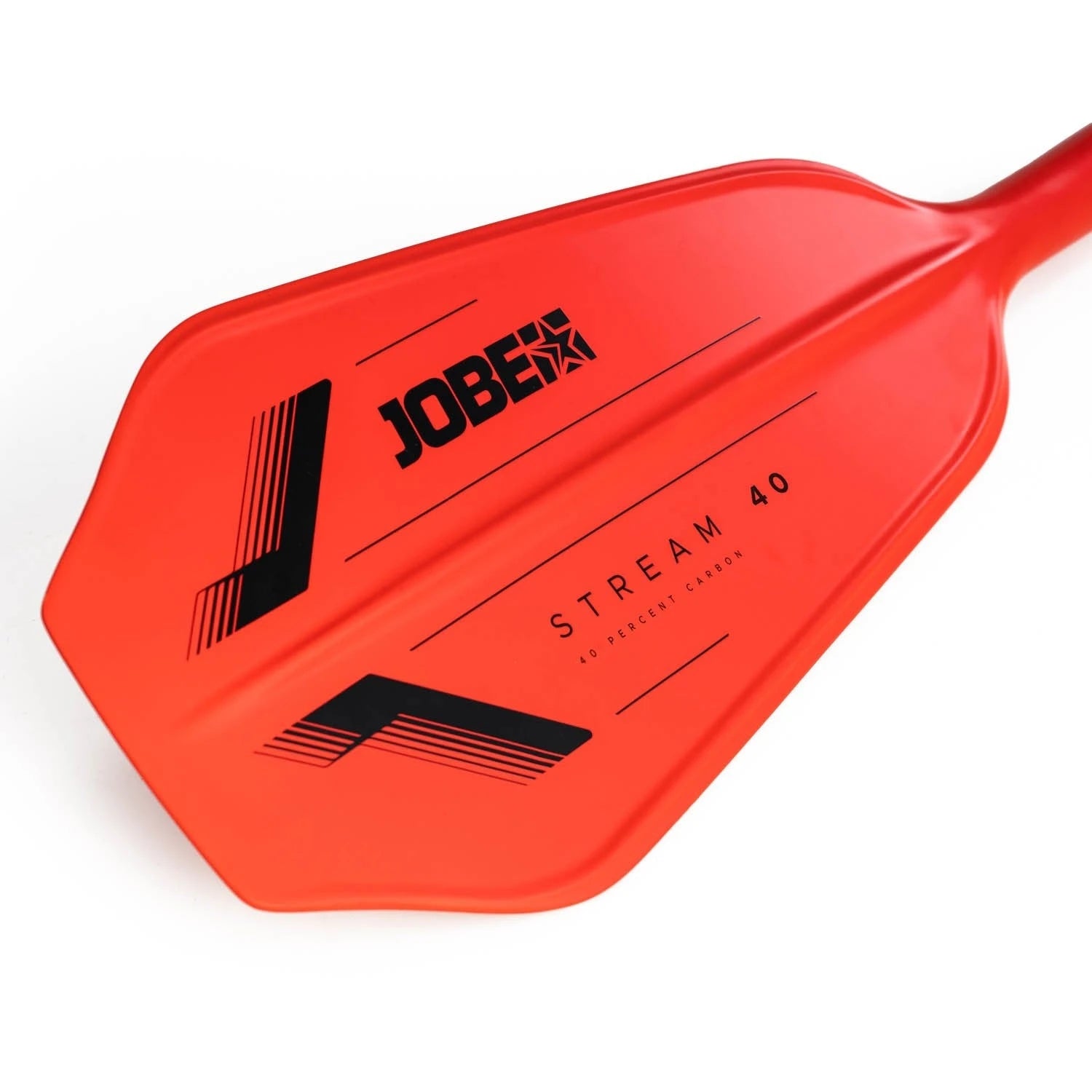 Image of Jobe Stream Carbon 40 3pc SUP Paddle Orange JOBE