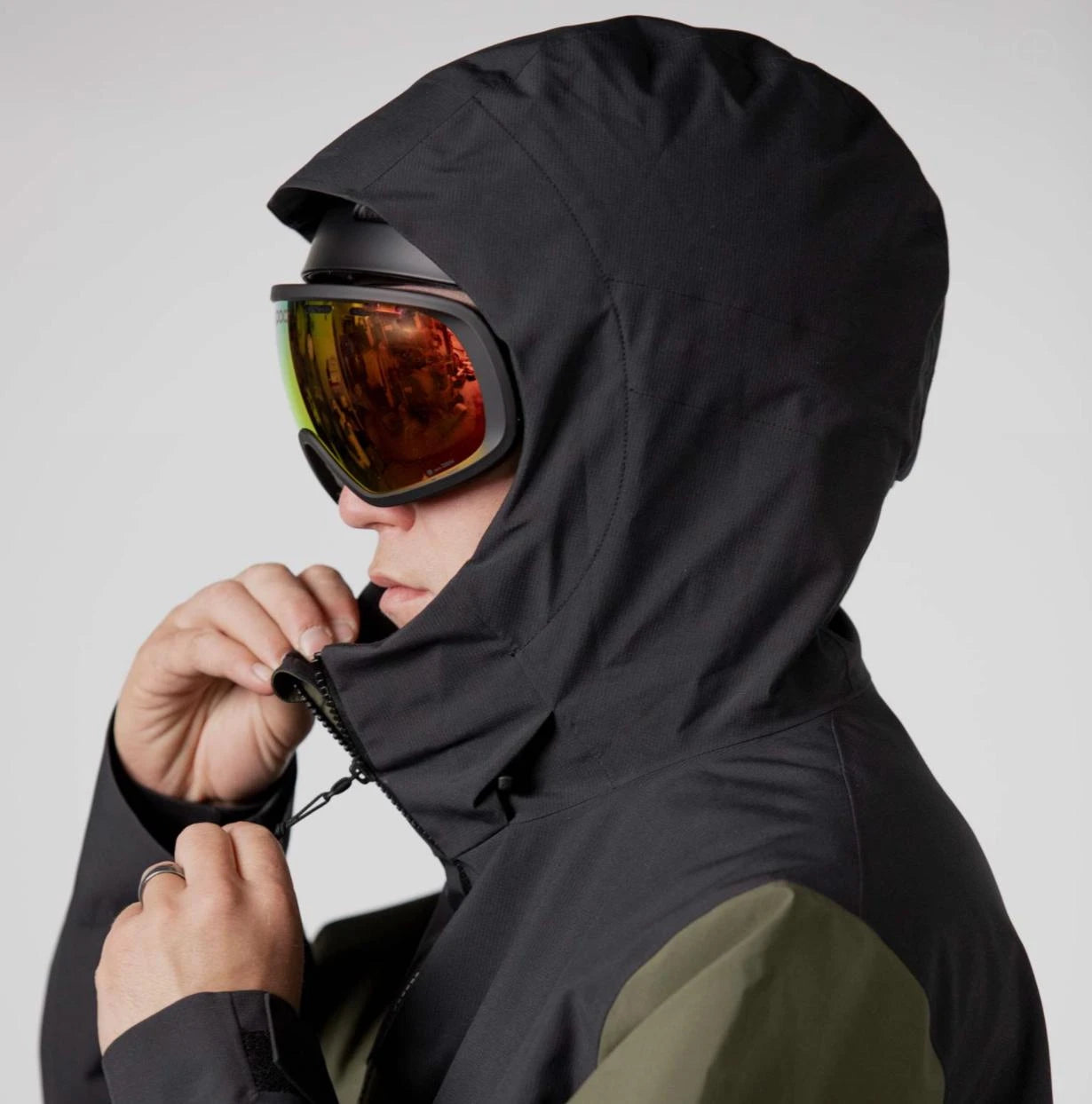 Image of Jones  Mountain Surf Parka Pine Green JONES SNOWBOARDS