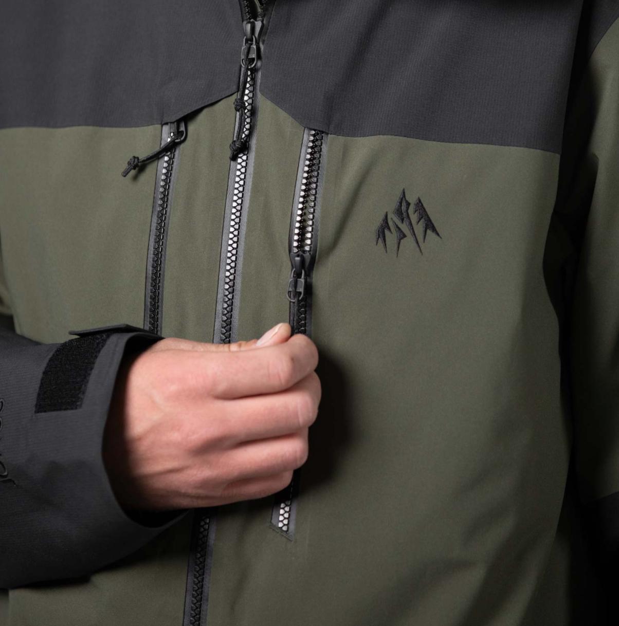 Image of Jones  Mountain Surf Parka Pine Green JONES SNOWBOARDS