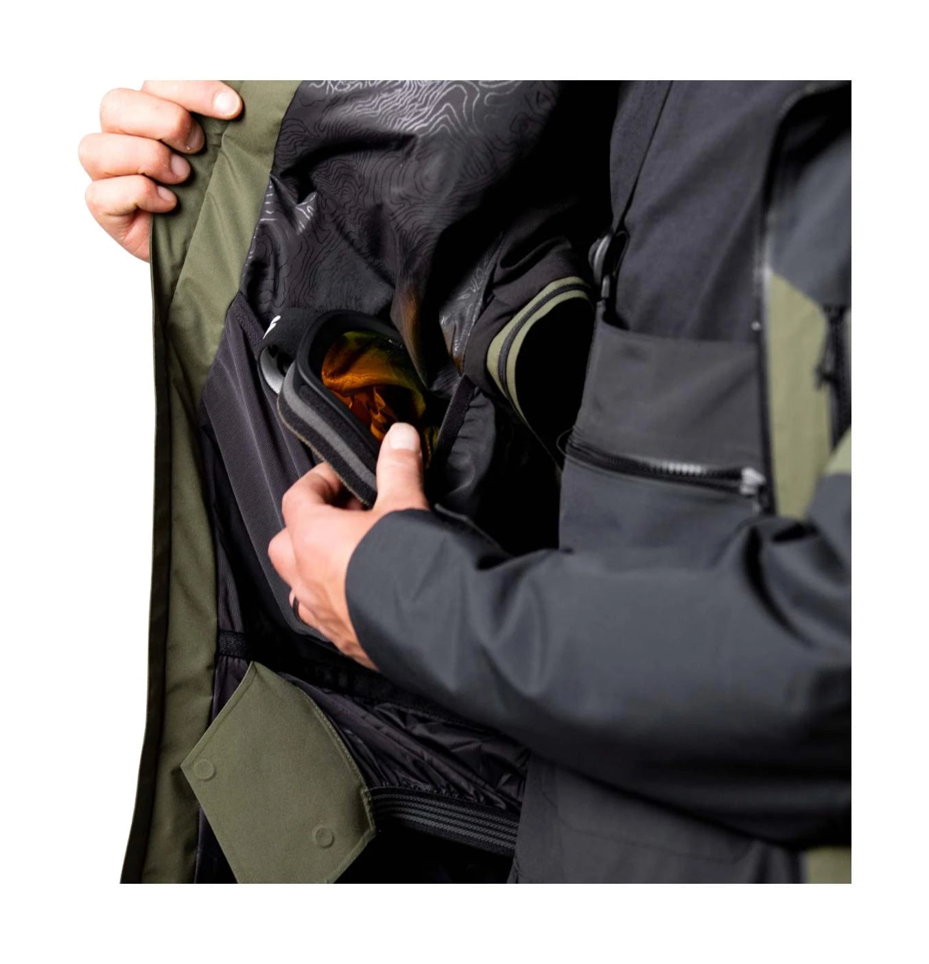 Image of Jones  Mountain Surf Parka Pine Green JONES SNOWBOARDS