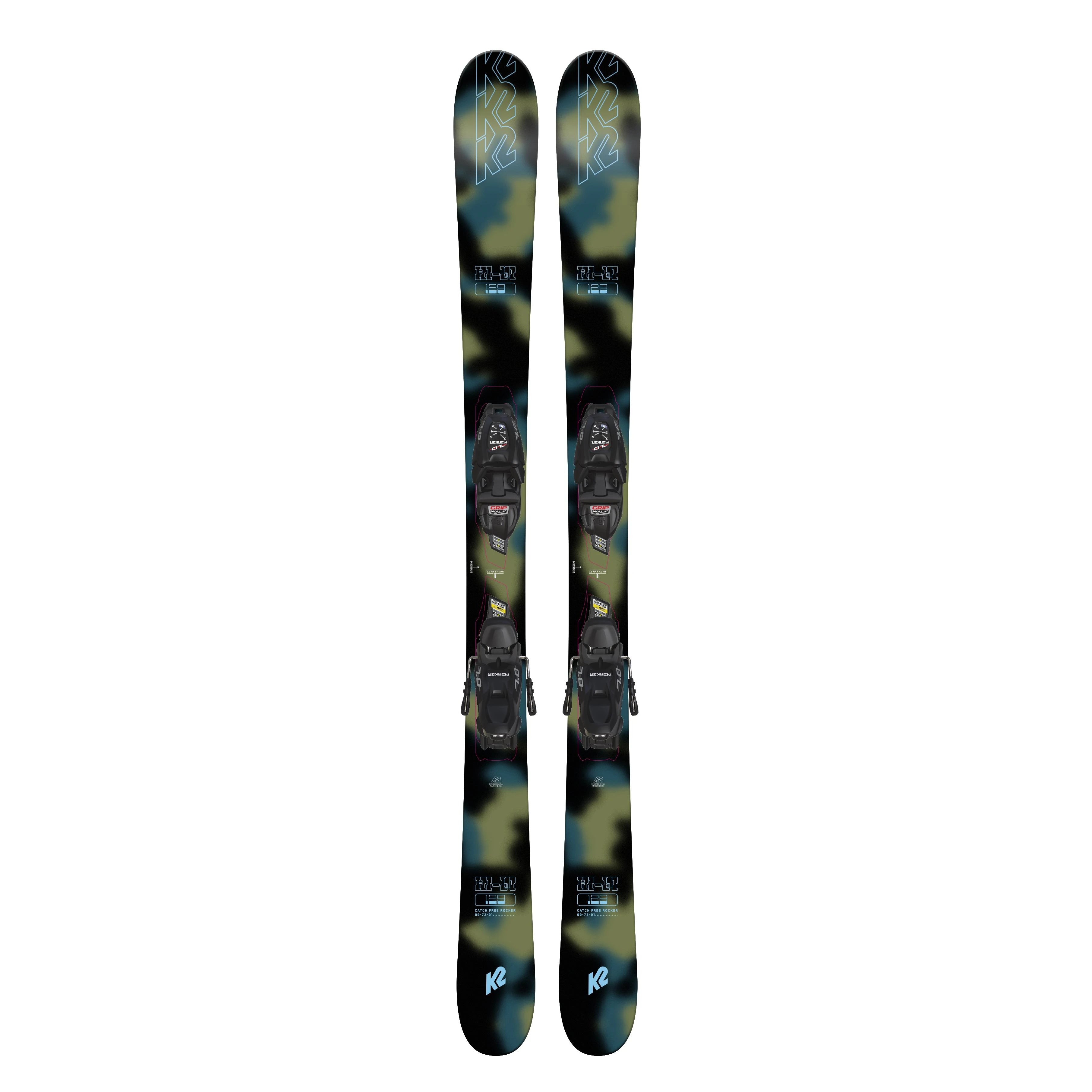 Collection of K2 K2 Hi-Fi Ski + FDT 7.0 Binding  Snowfit in a gallery layout