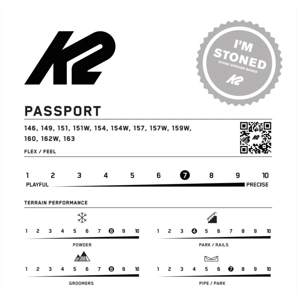 Image of K2 K2 Passport Snowboard 25  Snowfit