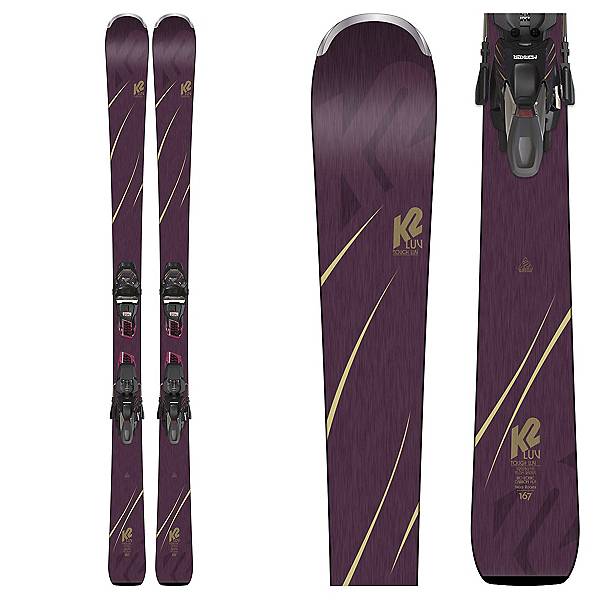 Collection of K2 Tough Luv Skis + Erc 11 Tcx Lq Bindings K2 in a gallery layout