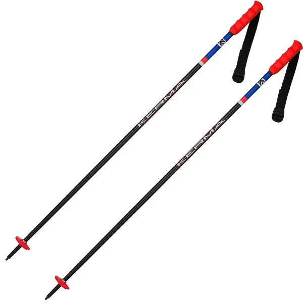 Image of KERMA Kerma Speed SL SR Ski Race Pole 130cm-Black Snowfit