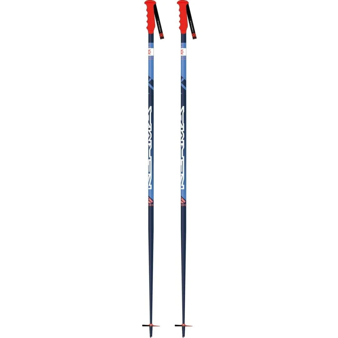 Image of KERMA Kerma Speed SL SR Ski Race Pole 130cm-Blue Snowfit