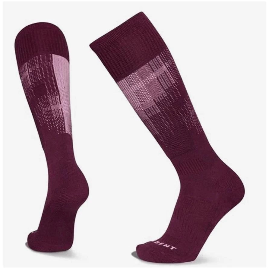 Image of Snowfit Le Bent Shred Targeted Cushion Snow Sock Berry-M Snowfit