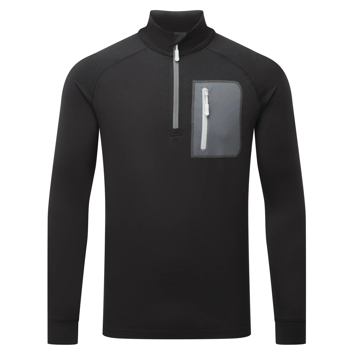MANBI Manbi Mens Tech Thermal Half Zip Top Pocket  Snowfit