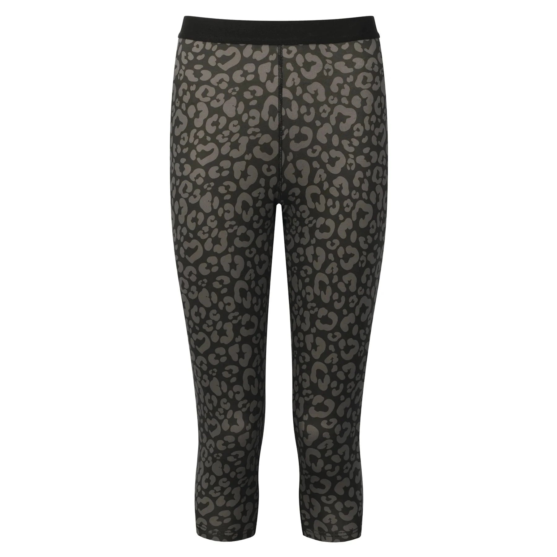Image of MANBI Manbi Women's Tech Thermal Long John 3/4 Length Leopard  Snowfit