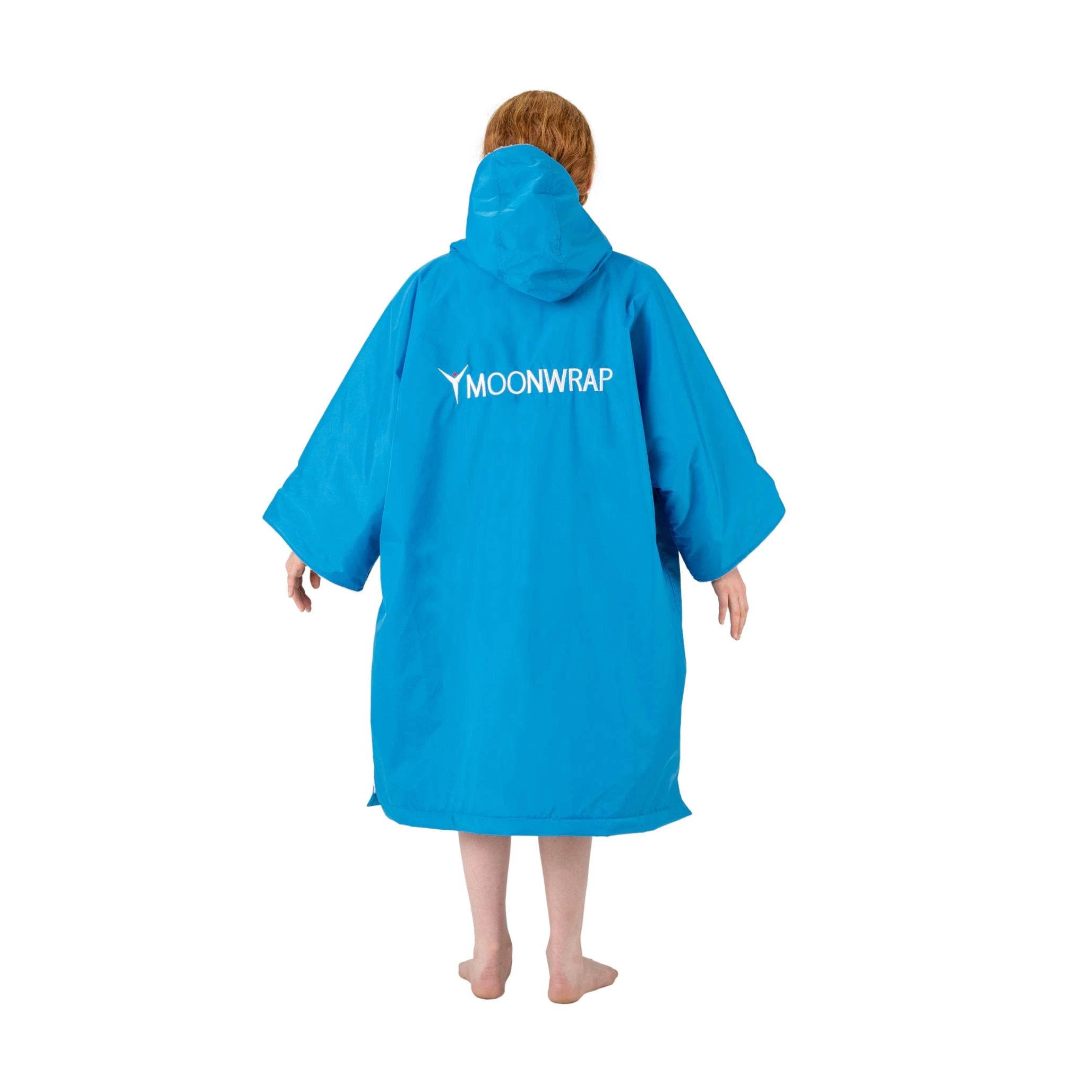 Image of Moonwrap Kids Changing Robe Electric Blue MOONWRAP