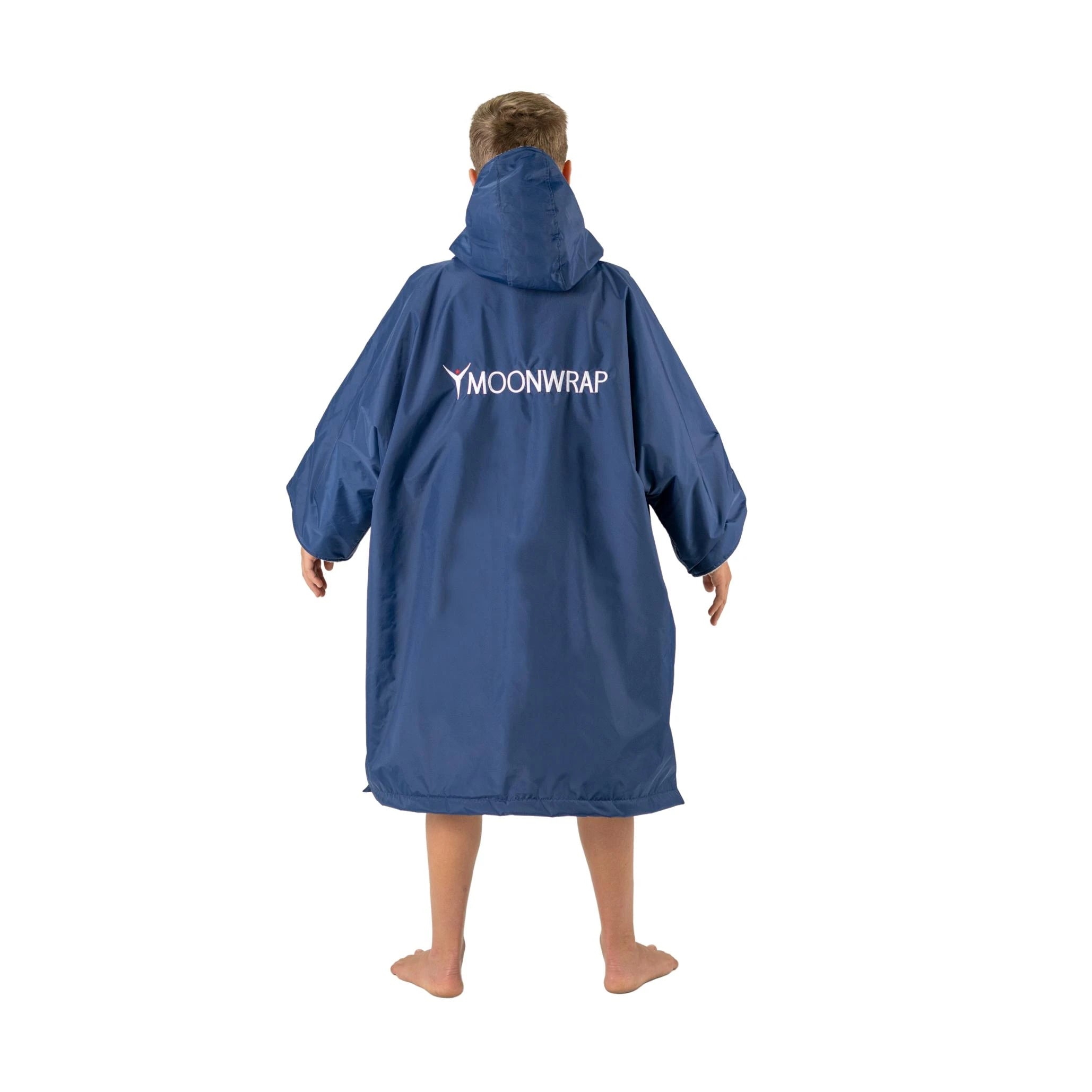 Image of Moonwrap Kids Changing Robe Navy MOONWRAP