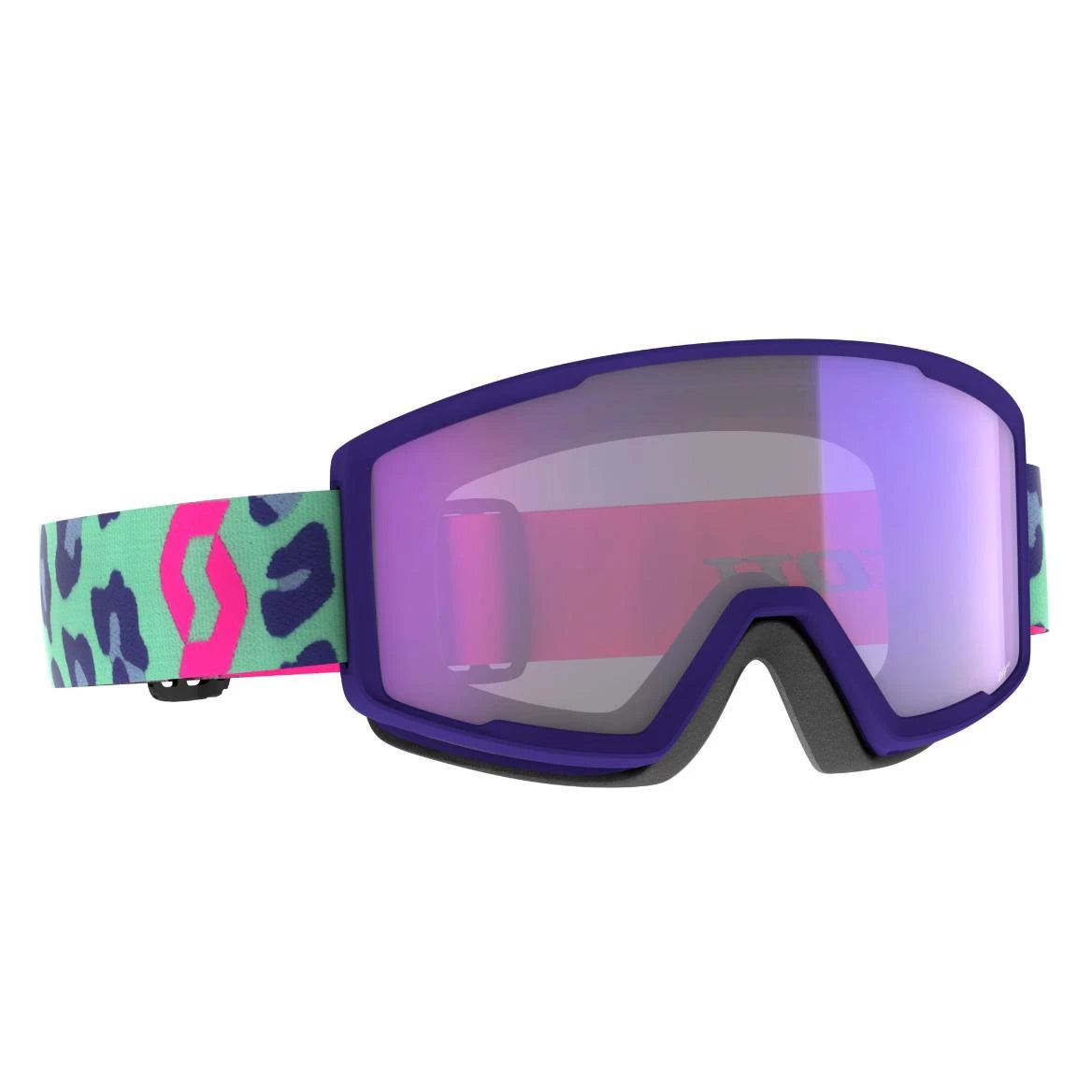 Image of Scott Goggle Factor Pro Light Sensitive Mint Green/Neon Pink SCOTT