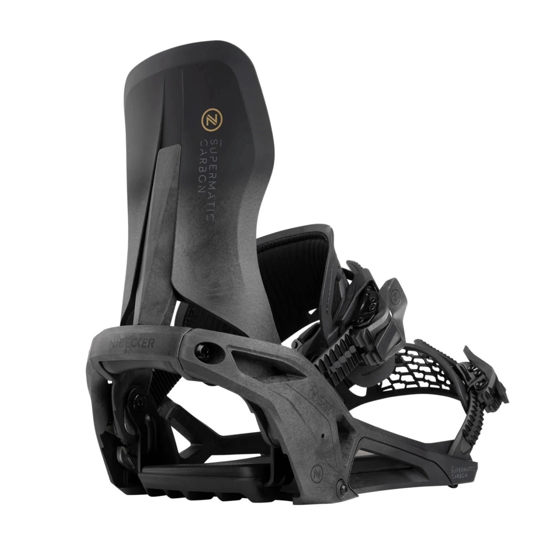Image of Snowfit Nidecker Carbon Supermatic Snowboard Bindings  Snowfit