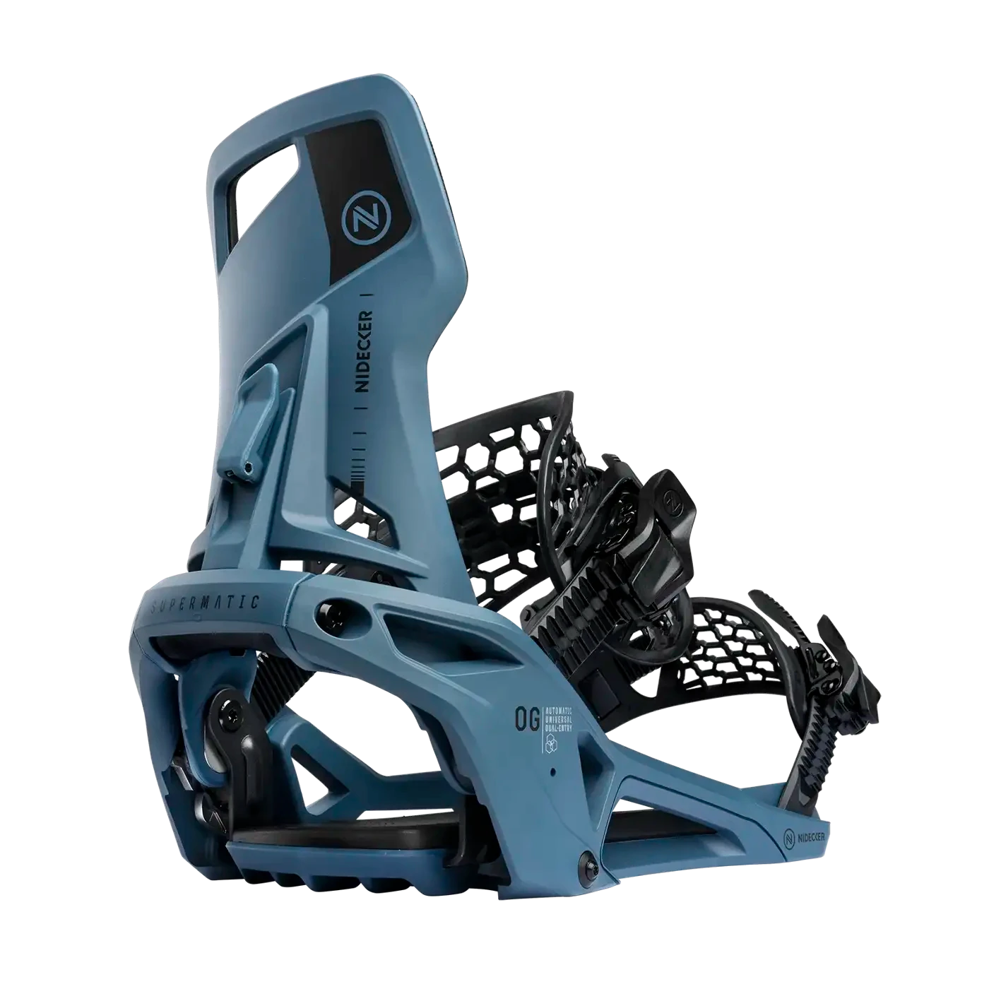 Image of NIDECKER Nidecker Supermatic OG Snowboard Binding Atlantic / XL Snowfit