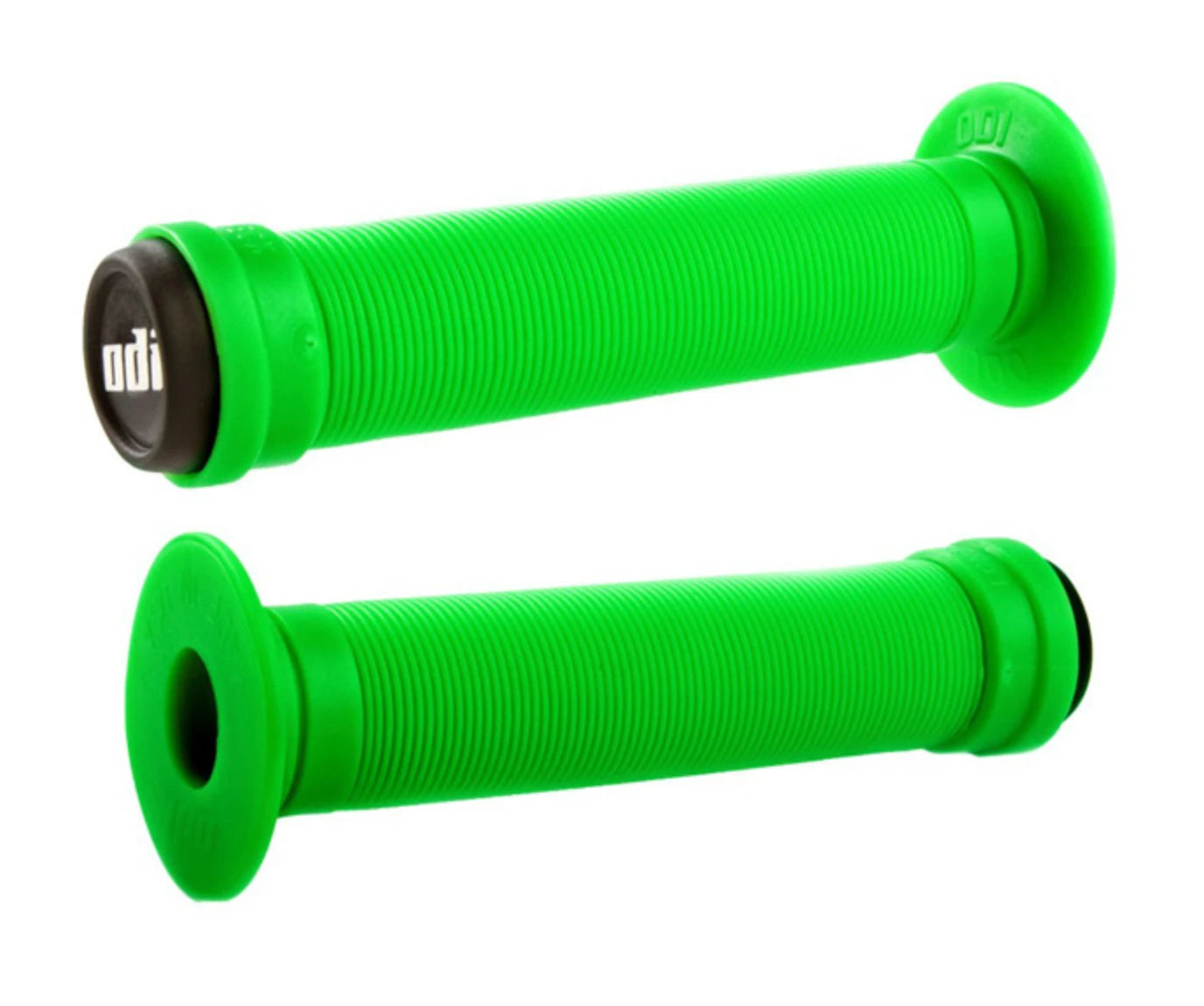 Snowfit ODI Long Neck Grips with Flange Utility-Green Snowfit