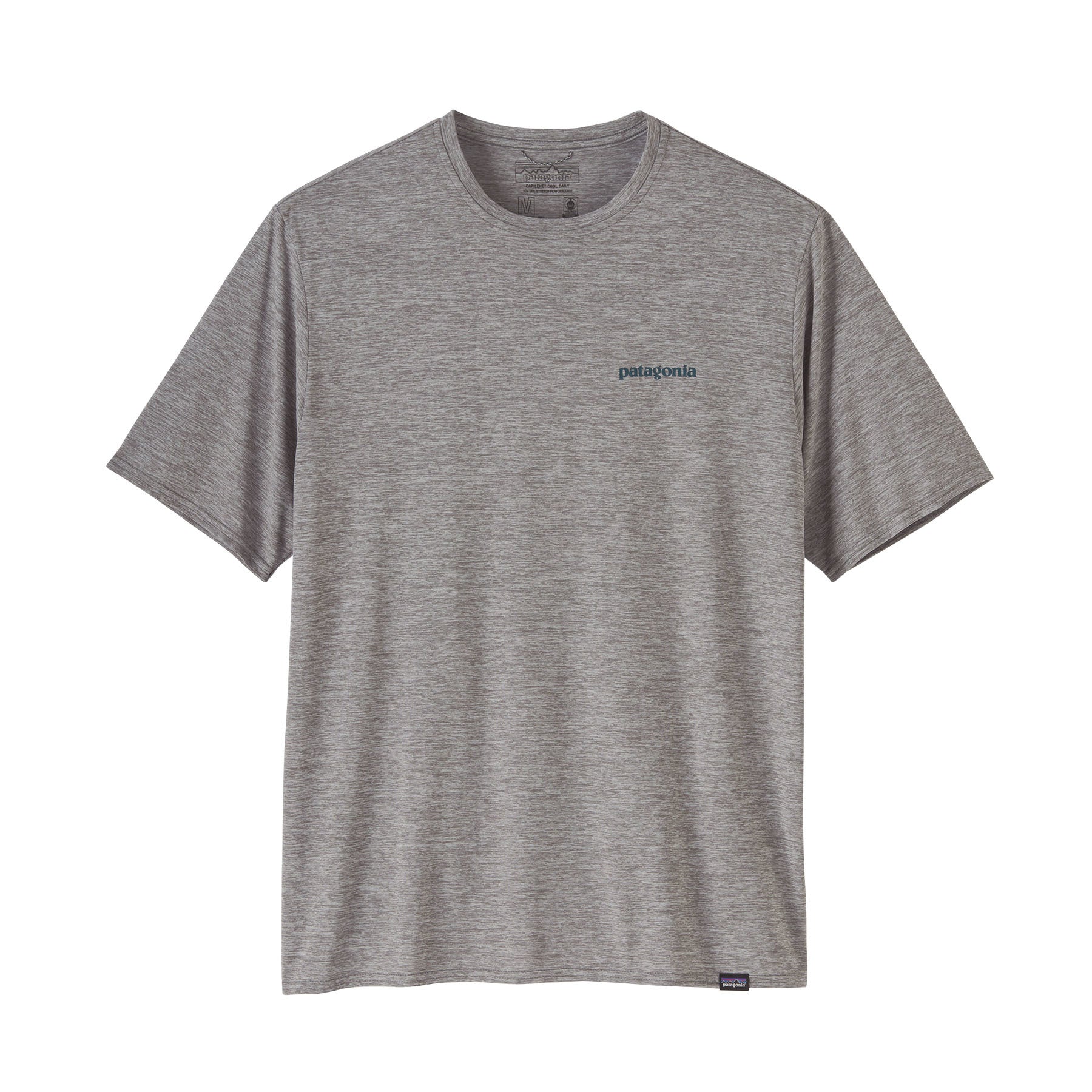 Image of Patagonia Men's Cap Cool Daily Wave Graphic Shirt Grey PATAGONIA