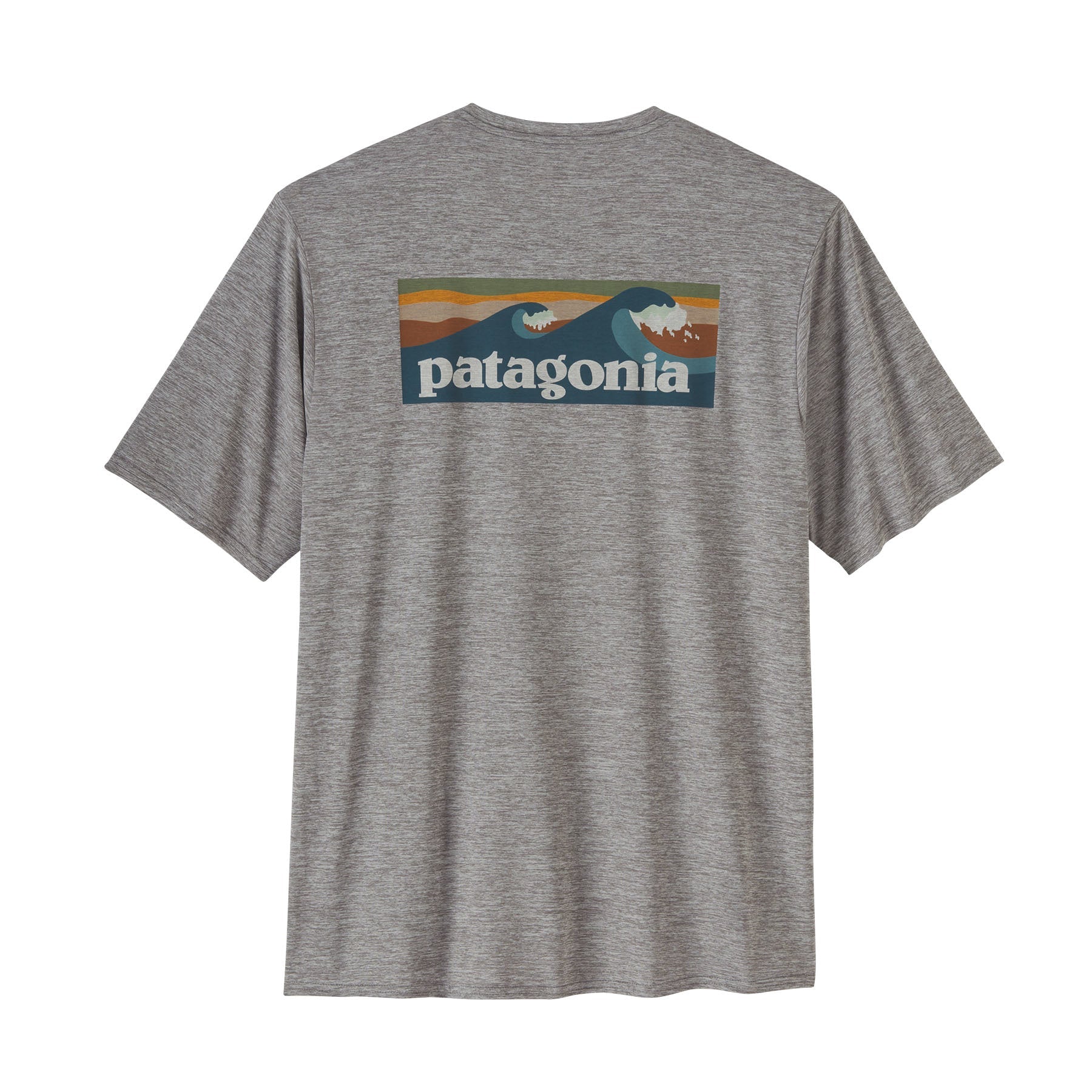 Collection of Patagonia Men's Cap Cool Daily Wave Graphic Shirt Grey PATAGONIA in a gallery layout