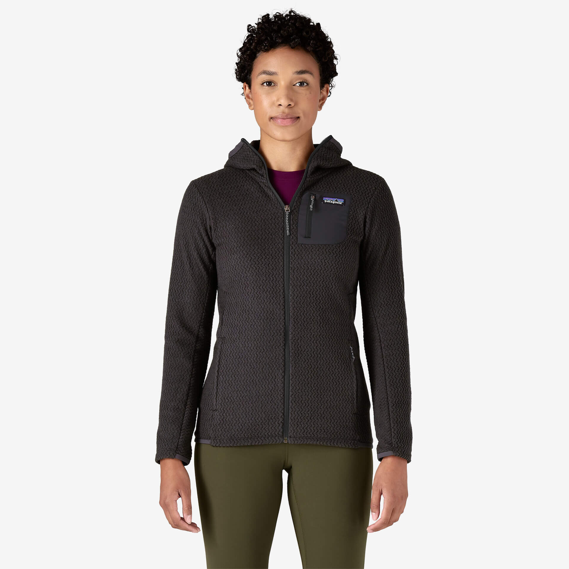 Image of PATAGONIA Patagonia W's R1 Air Full-Zip Hoody  Snowfit