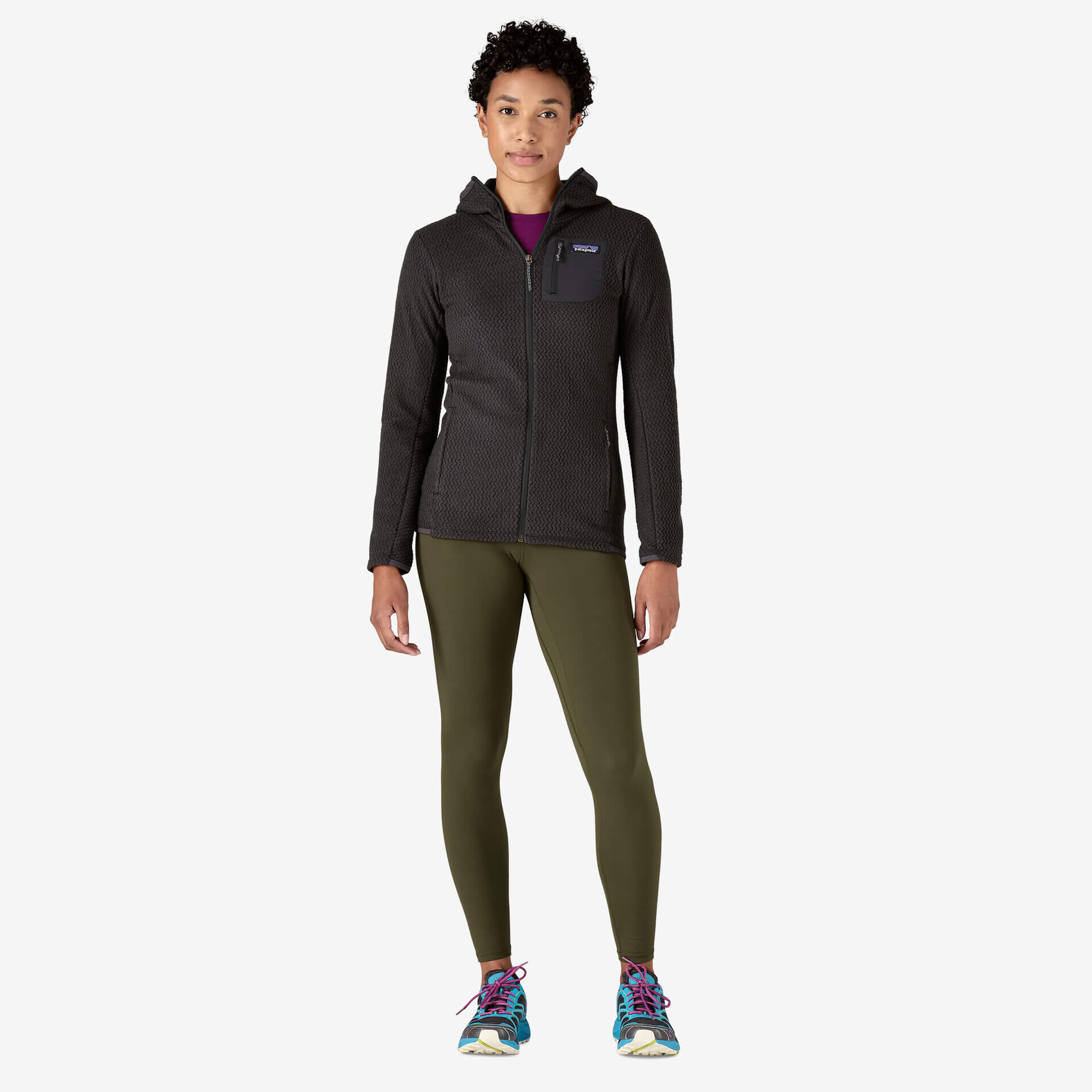 Image of PATAGONIA Patagonia W's R1 Air Full-Zip Hoody  Snowfit