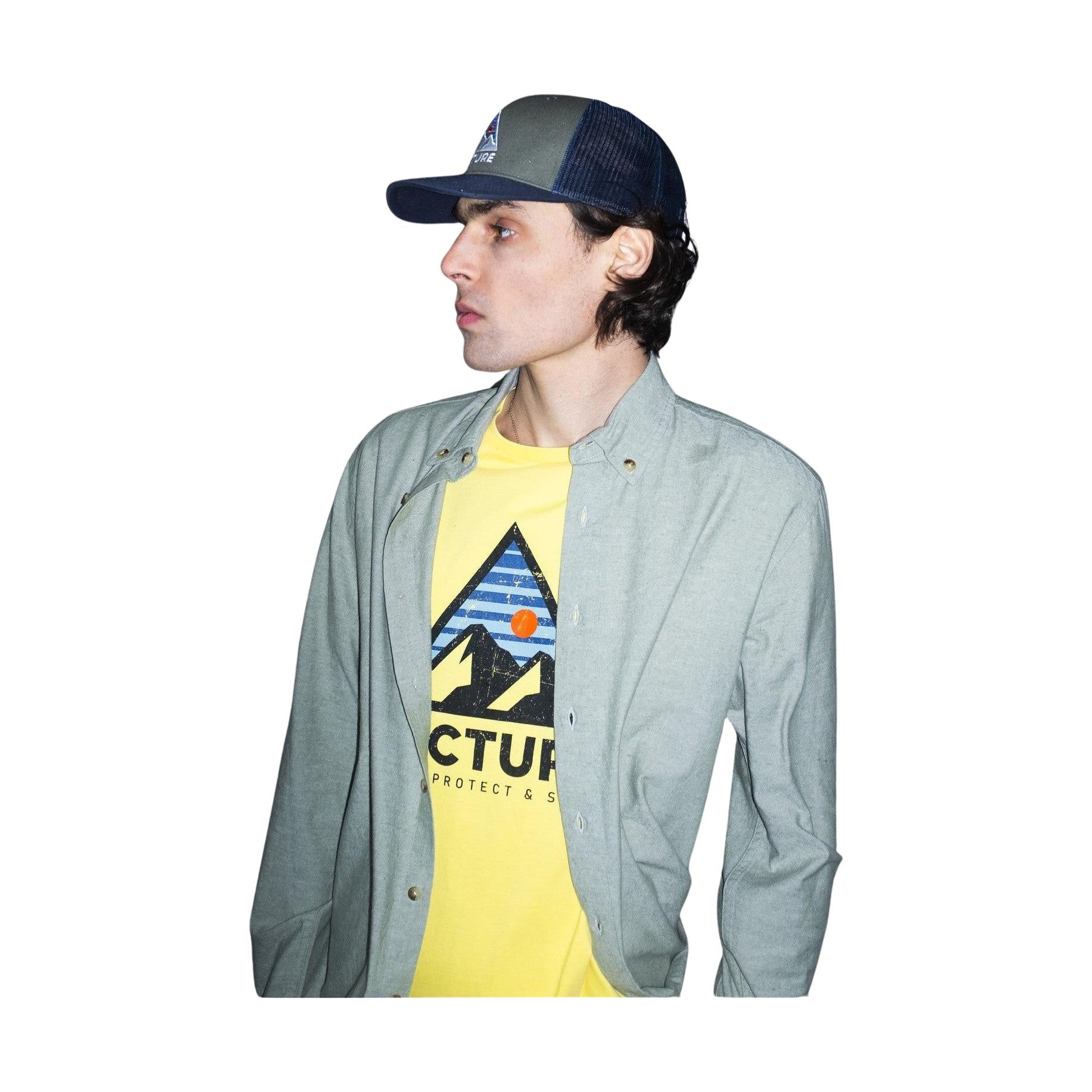 Image of Picture Authentic Tee T-Shirt Lemon Drop PICTURE ORGANIC CLOTHING