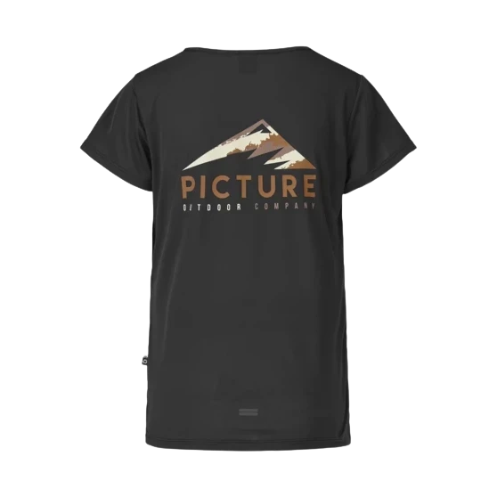 Collection of Picture Hila Tech Tee T-Shirt Black PICTURE ORGANIC CLOTHING in a gallery layout