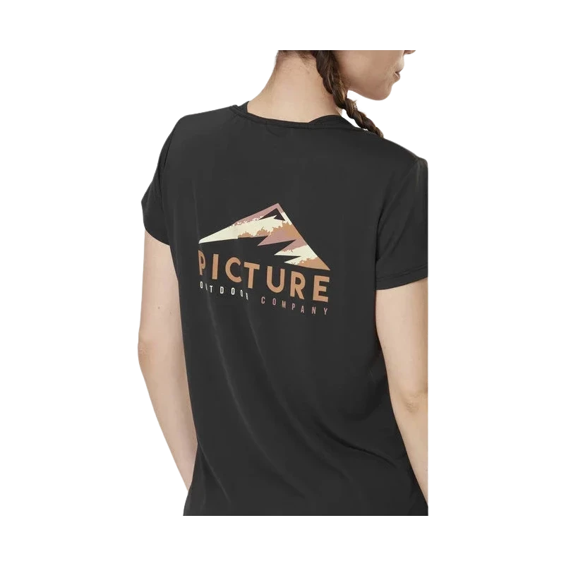 Collection of Picture Hila Tech Tee T-Shirt Black PICTURE ORGANIC CLOTHING in a gallery layout