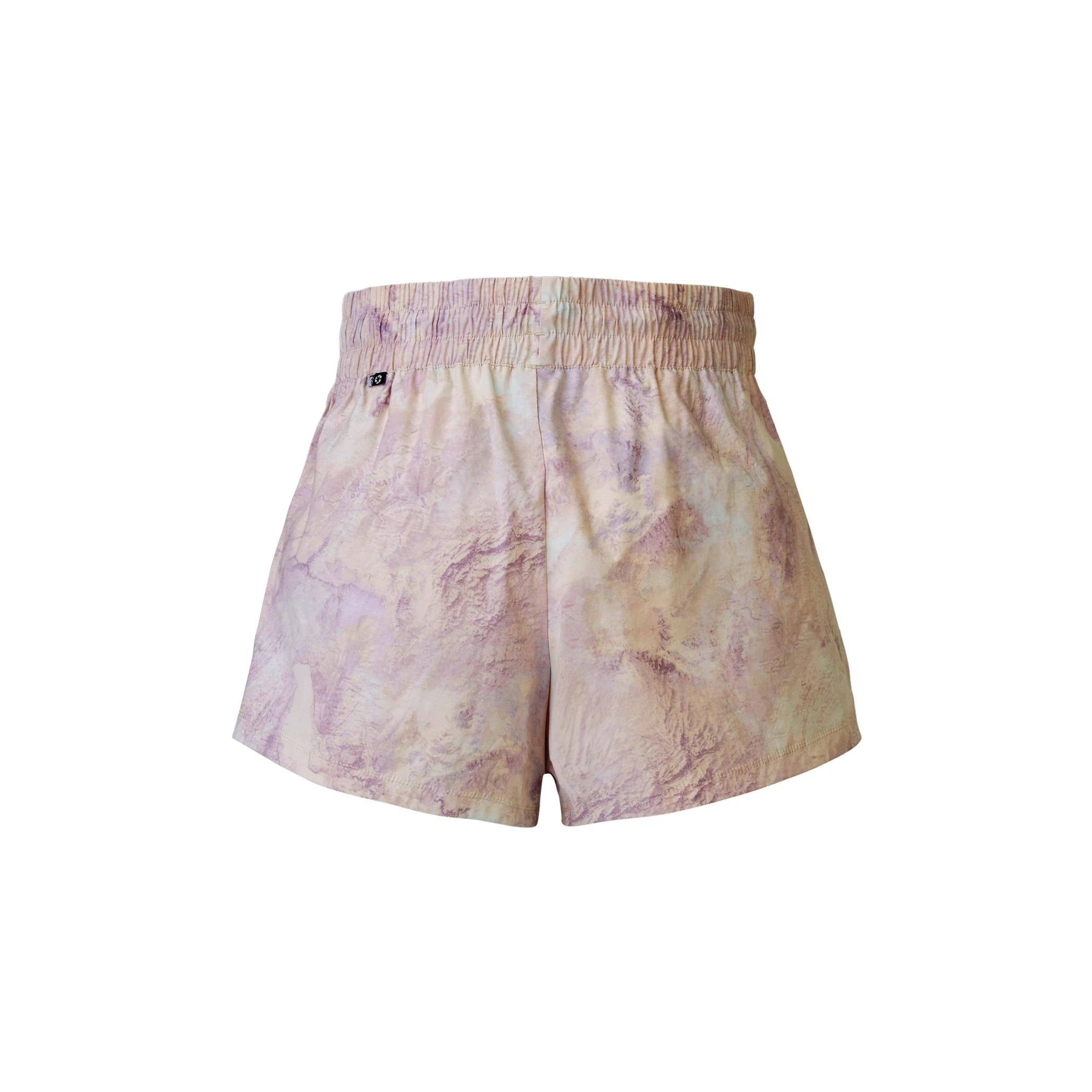 Image of Picture Oslon Printed Tech Shorts Geology Cream PICTURE ORGANIC CLOTHING