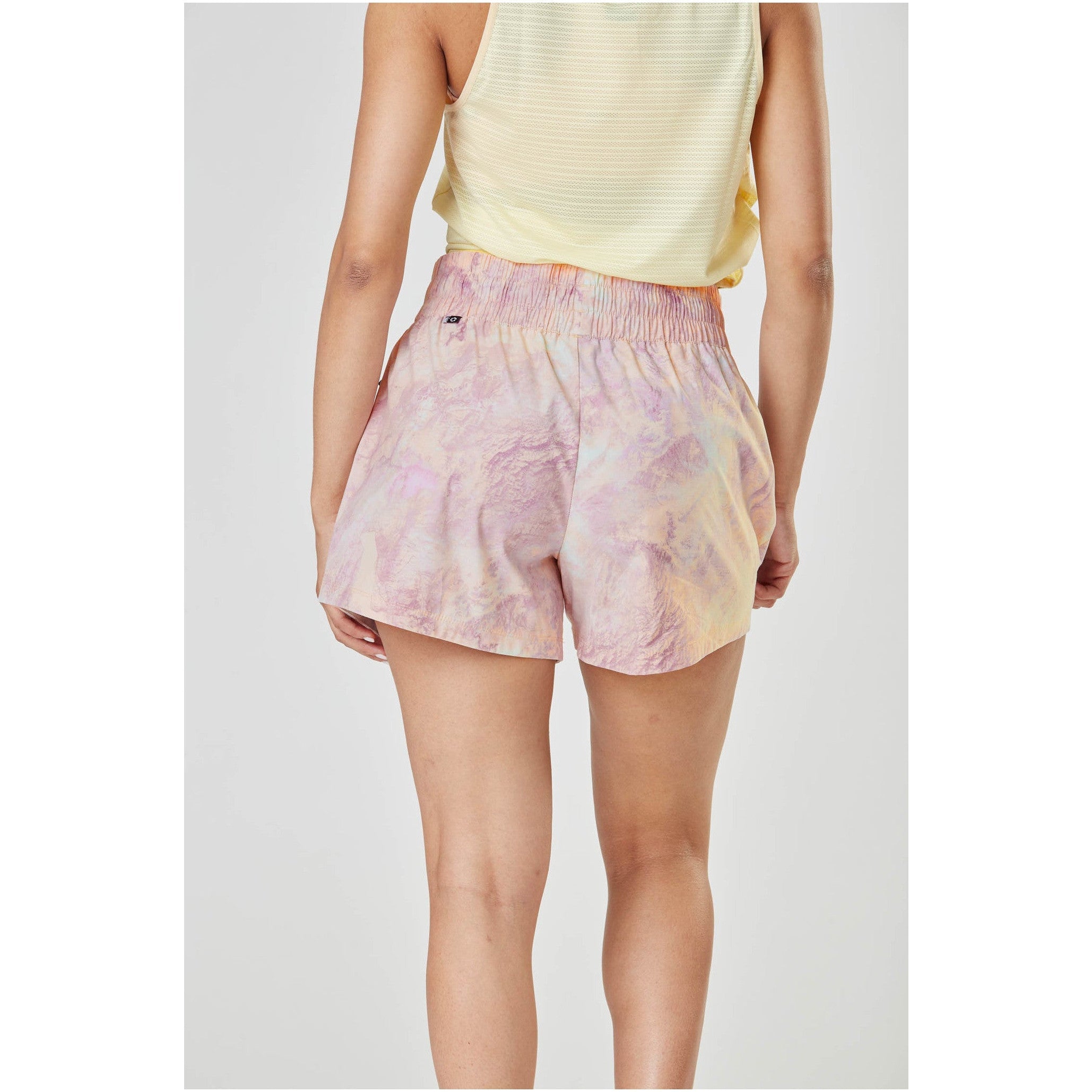 Image of Picture Oslon Printed Tech Shorts Geology Cream PICTURE ORGANIC CLOTHING