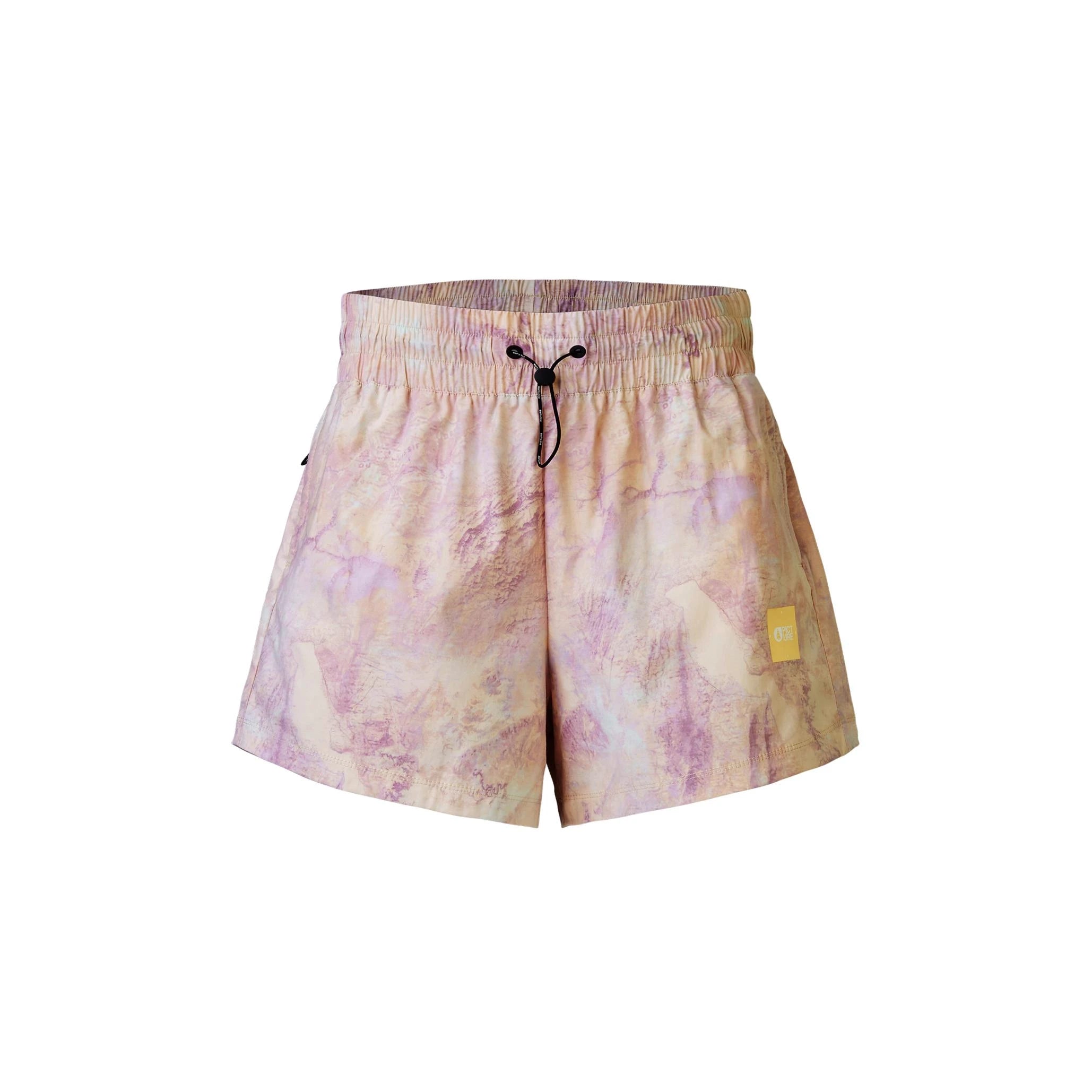Image of Picture Oslon Printed Tech Shorts Geology Cream PICTURE ORGANIC CLOTHING