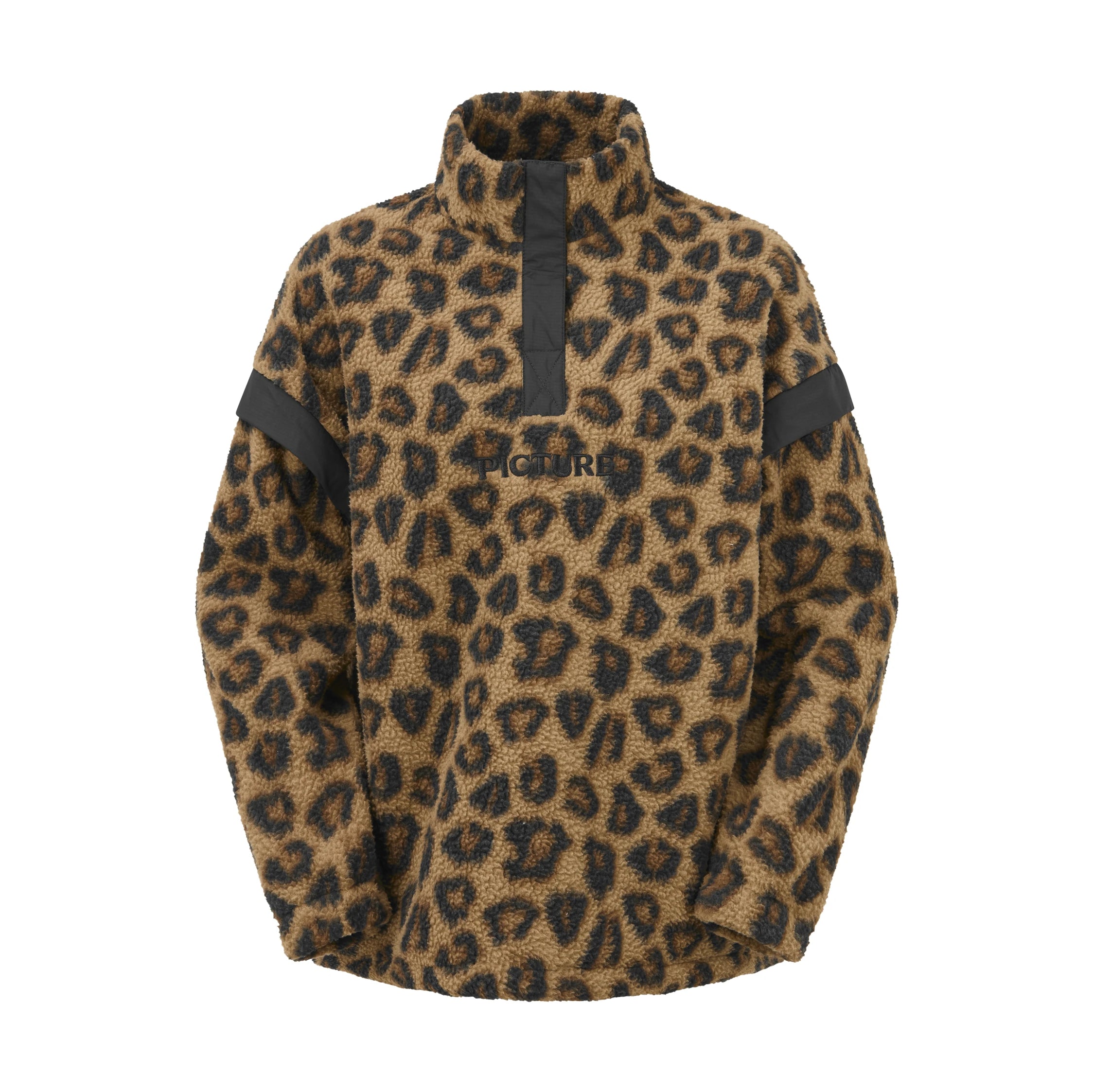 Image of PICTURE ORGANIC CLOTHING Picture Women's Velora Printed 1/4 Fleece  Snowfit