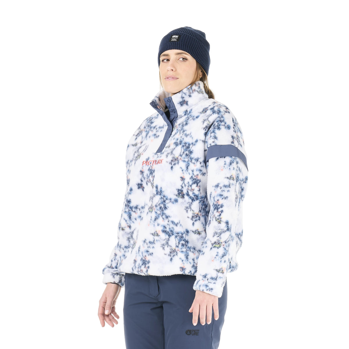 PICTURE ORGANIC CLOTHING Picture Women's Velora Printed 1/4 Fleece  Snowfit
