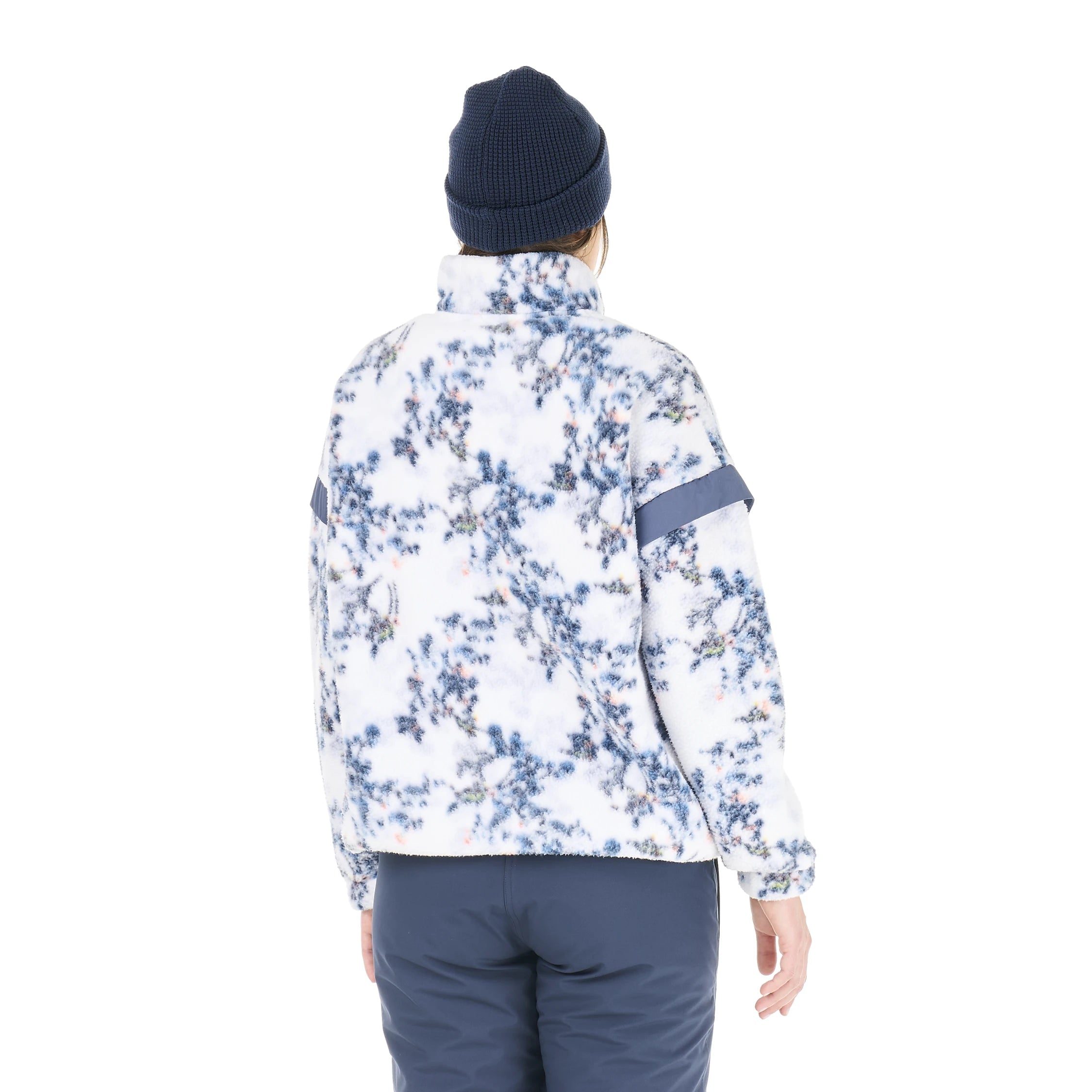 Image of PICTURE ORGANIC CLOTHING Picture Women's Velora Printed 1/4 Fleece  Snowfit