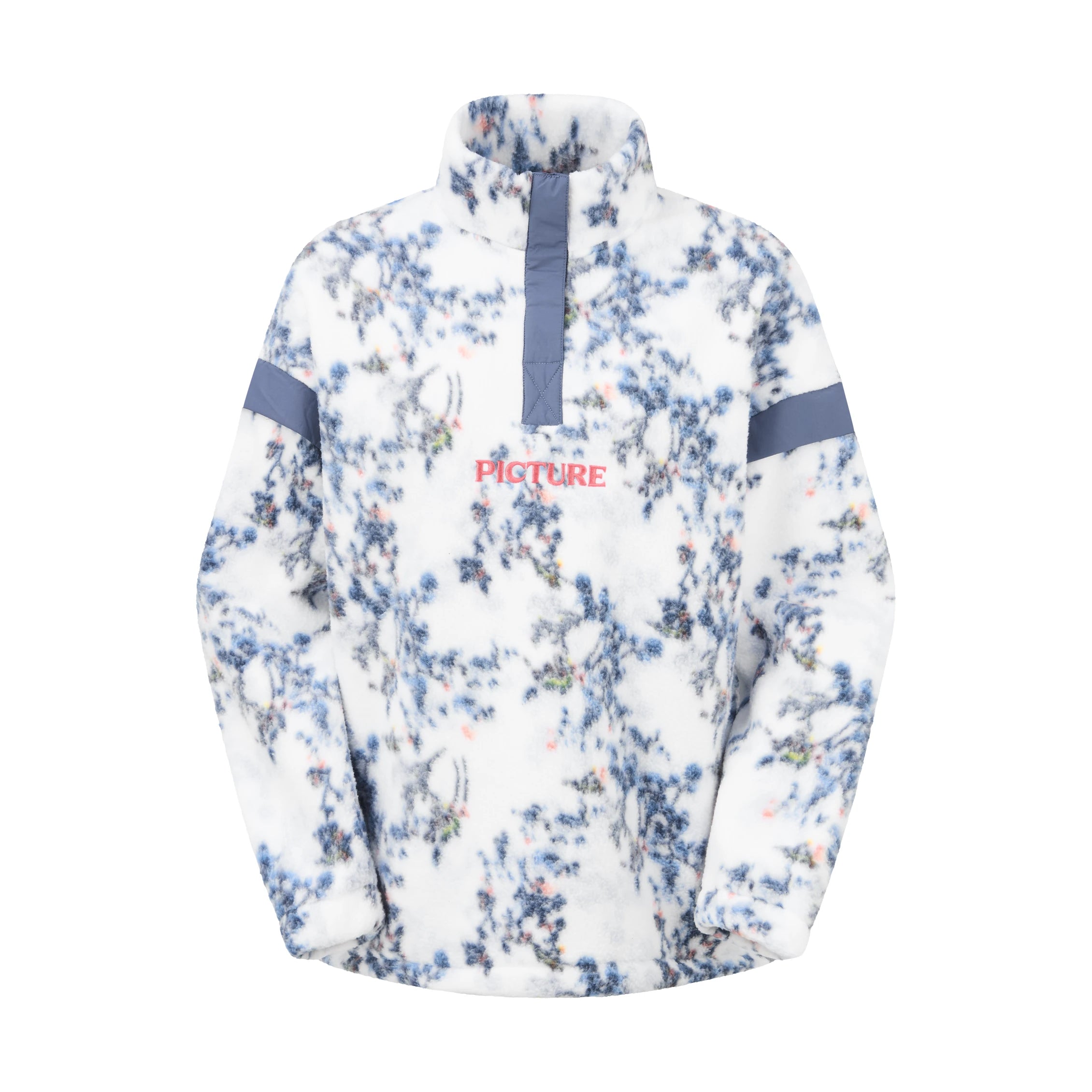 Image of PICTURE ORGANIC CLOTHING Picture Women's Velora Printed 1/4 Fleece  Snowfit