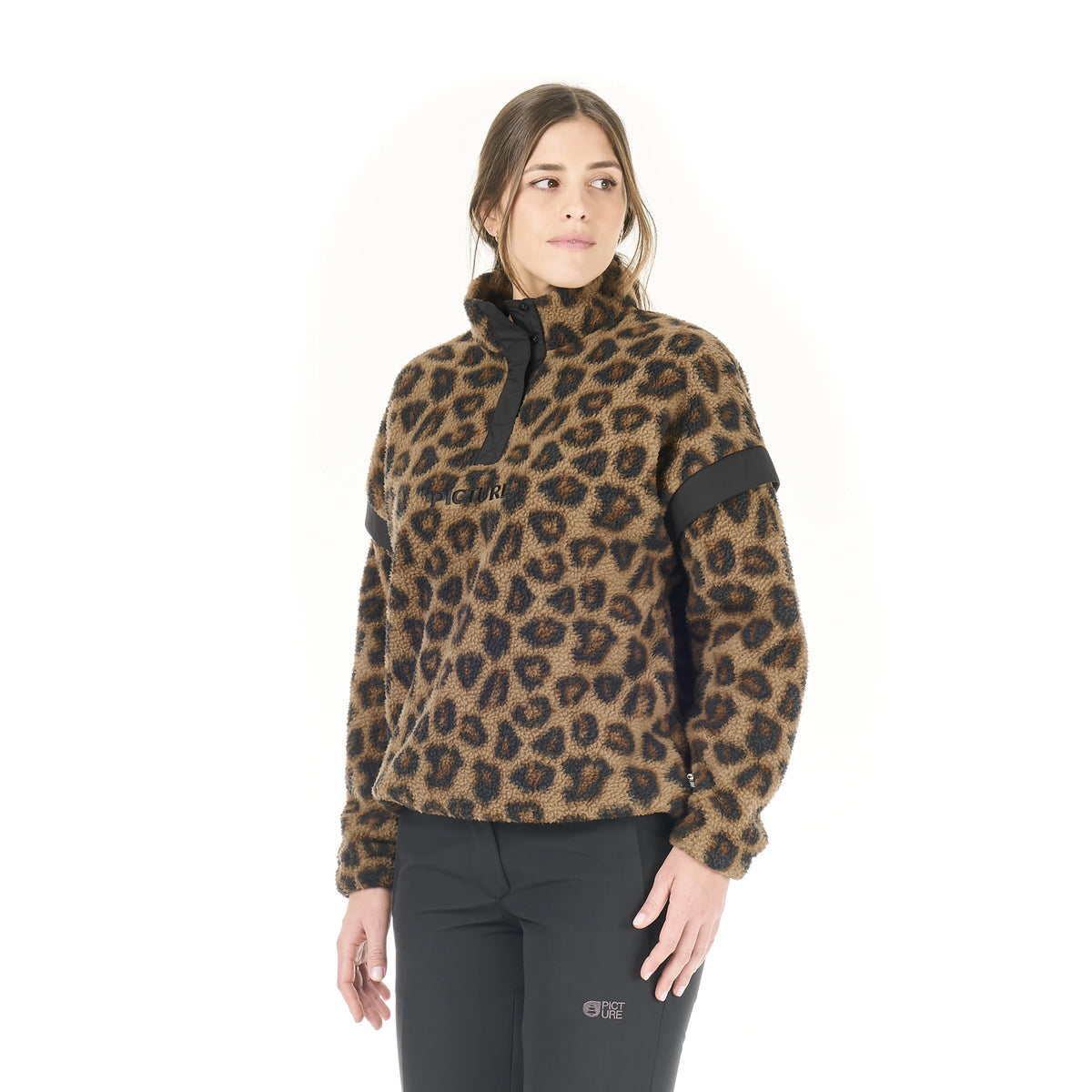 PICTURE ORGANIC CLOTHING Picture Women's Velora Printed 1/4 Fleece  Snowfit